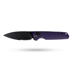 Youth Bird Serrated Pocket Knife （3''+14C28N+G10）-Crossbar Lock-Thumb stud-G053