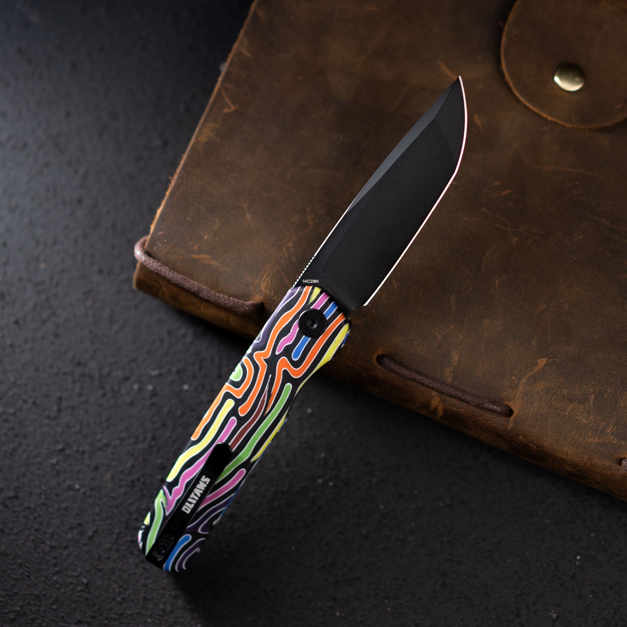 Stealth G047（3.07'' +14C28N +G10）Liner Lock-Front Flipper