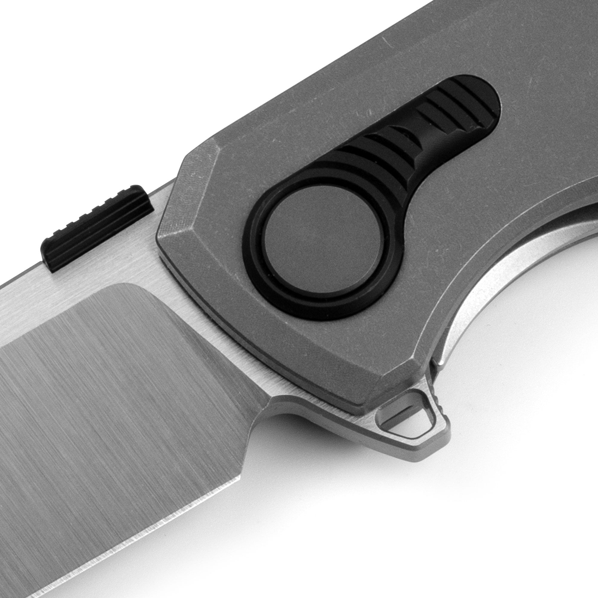 Hoopoe T082（3.42"+S45VN + Stonewash Titanium）- Vertical Hand Satin