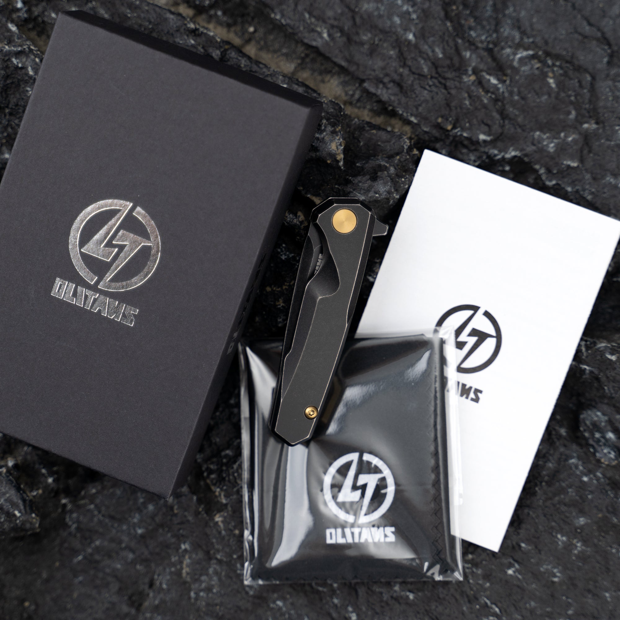 Mini Knife 2.16'' 14C28N blade + Titanium handle, Frame lock, Flipper, T019
