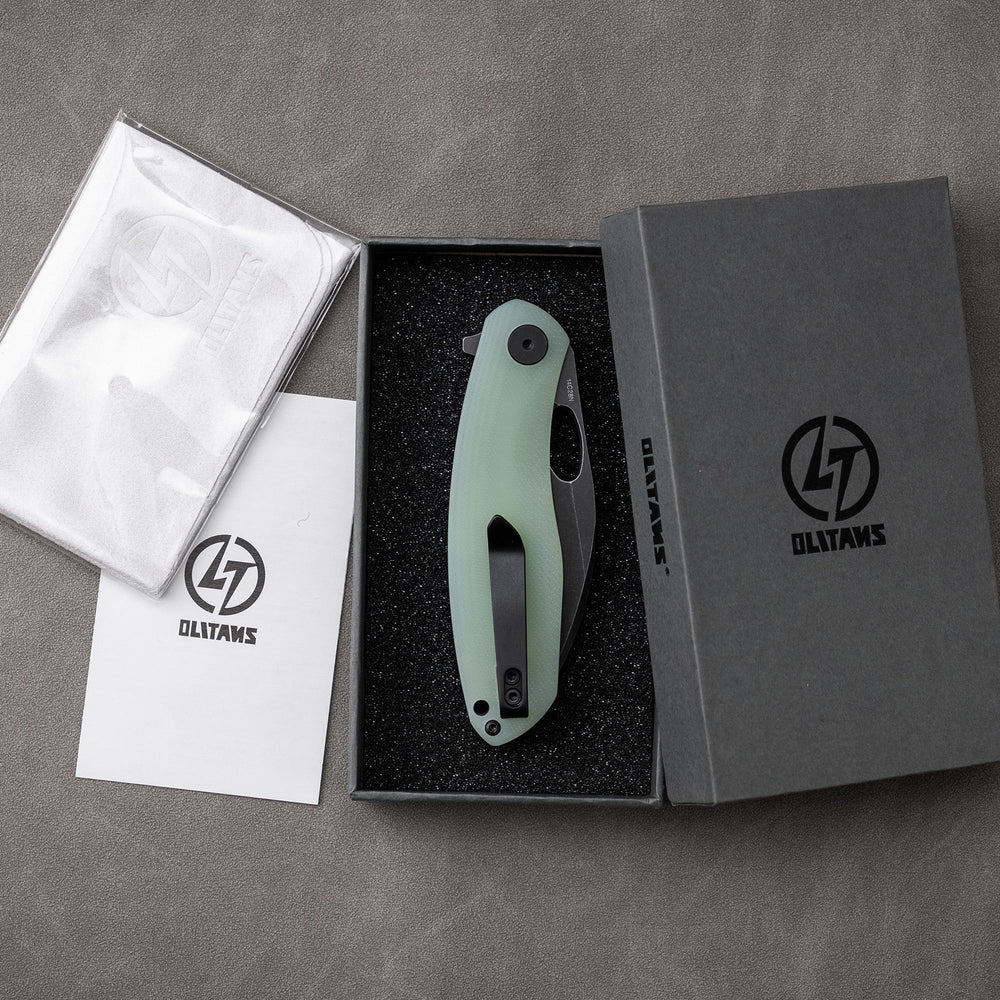 G064 boxed presentation – Nature Green G10 with black blade