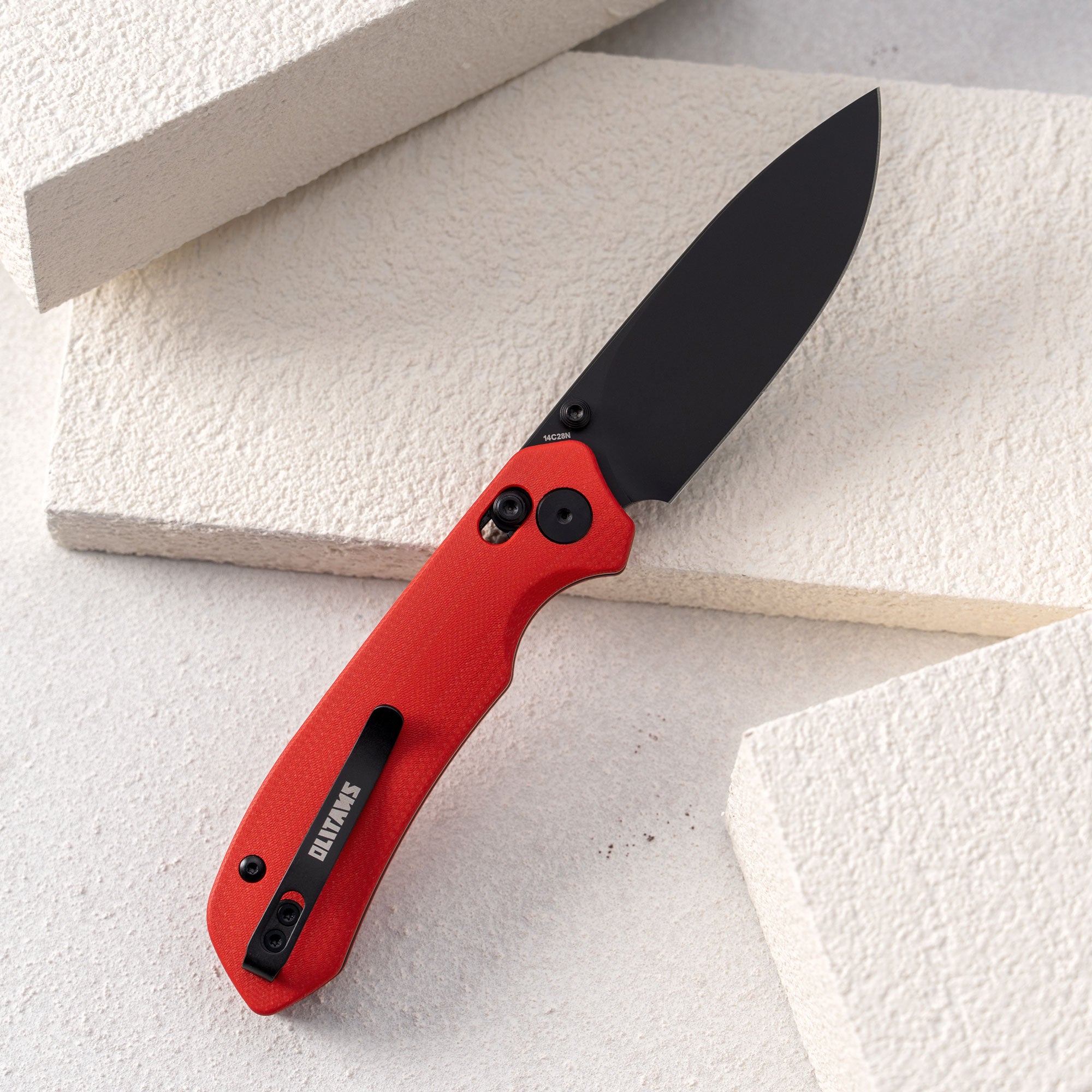 Pureline G031 （3.3"+14C28N+Micarta ）Axis lock-thumb stud