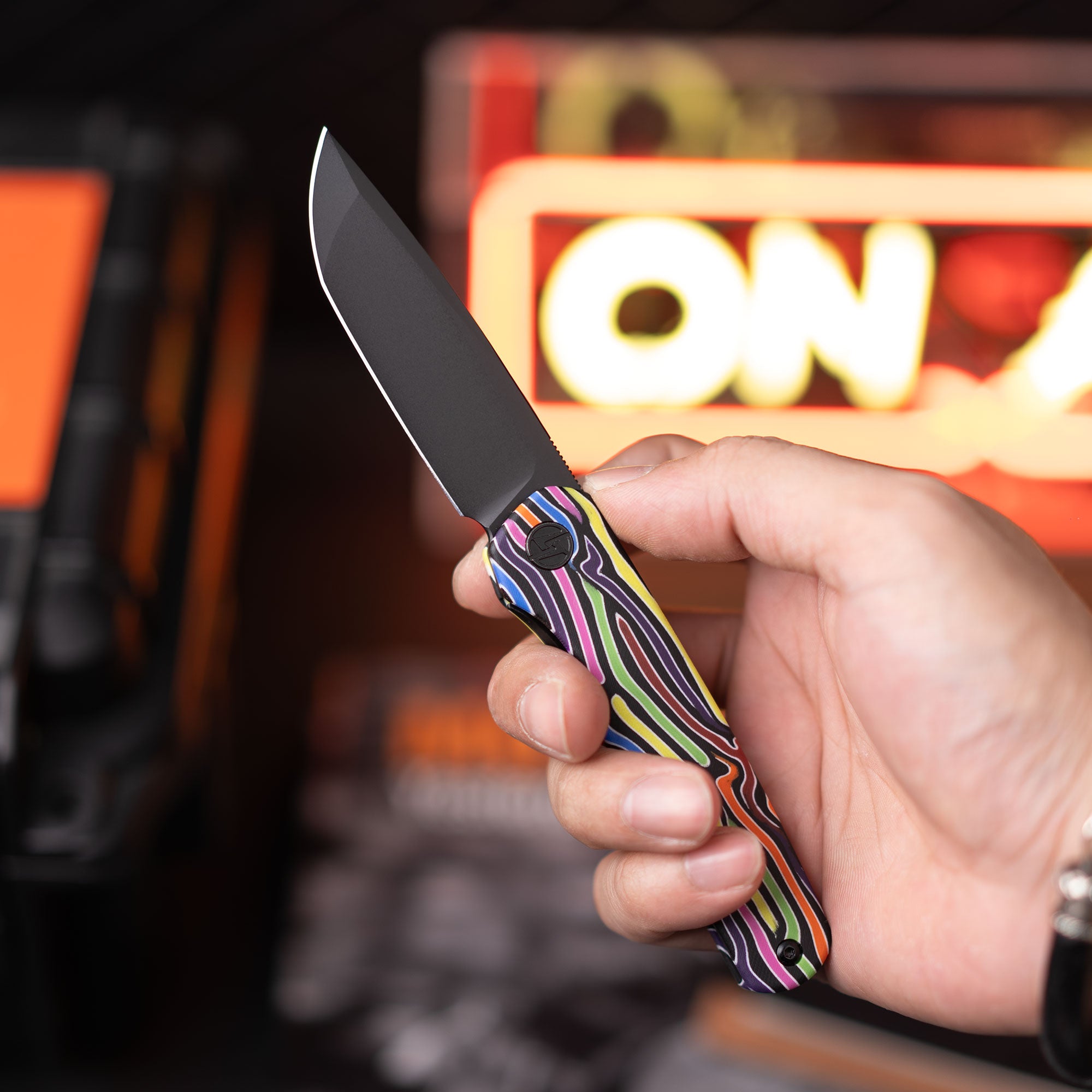 Stealth G047（3.07'' +14C28N +G10）Liner Lock-Front Flipper