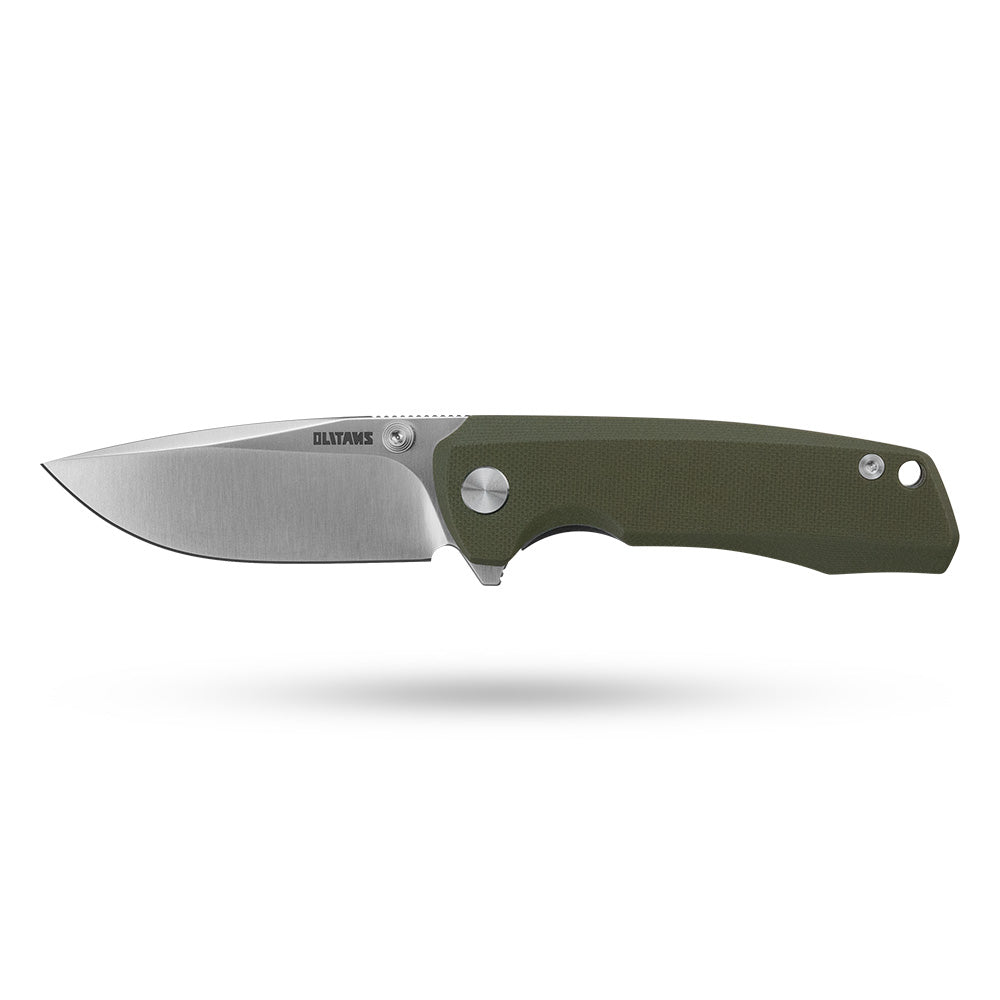 G061 Folding Knife ( 2.91''+D2+G10 )- Liner LOCK-THUMB STUD-OLITANS