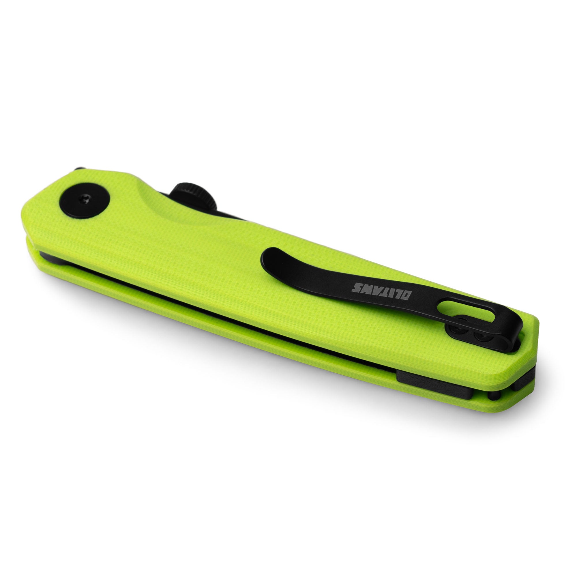 Stealth II G084 (3.22''+10Cr15MoV+Neon Green G10+PVD)