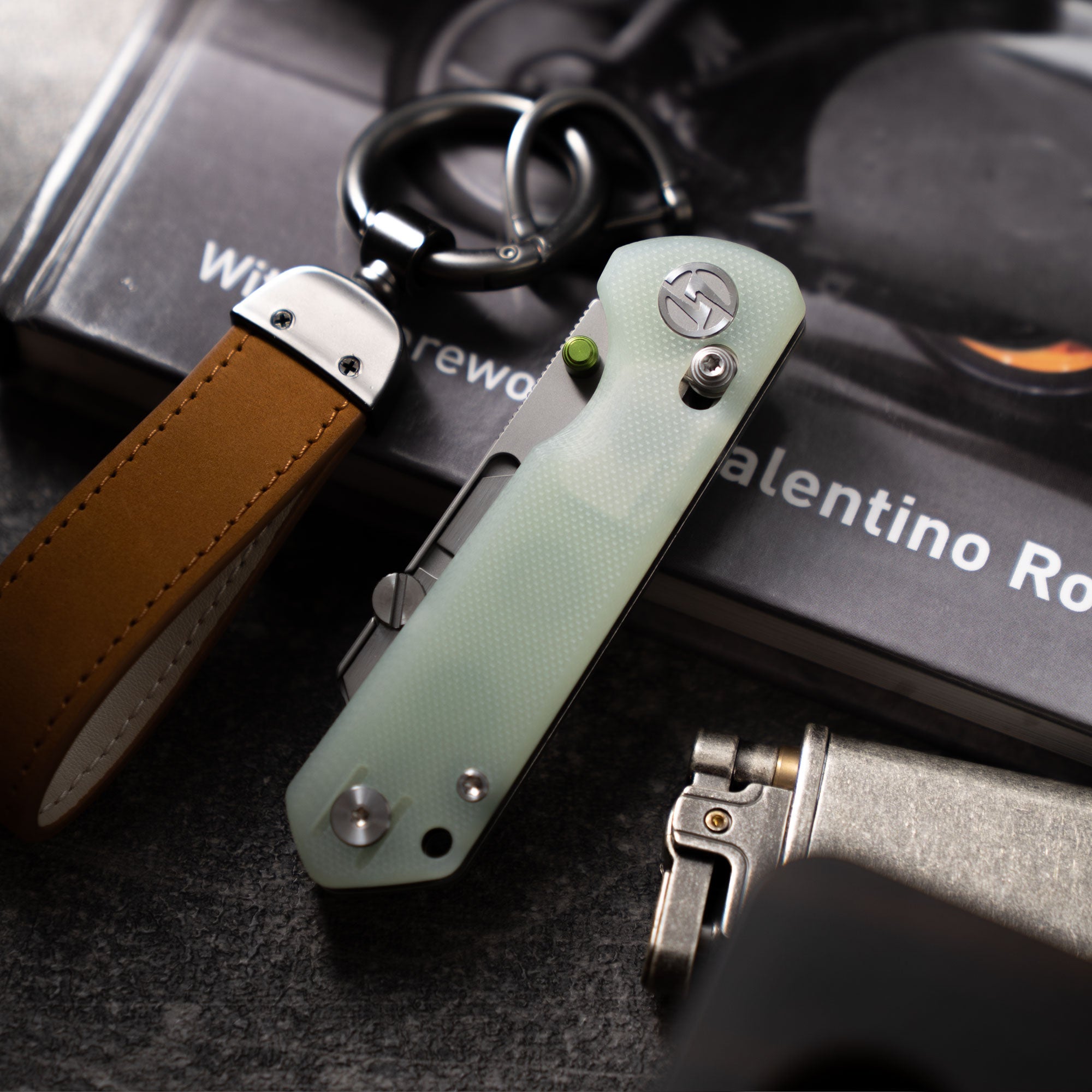 Adélie Penguins G076 Utility Knife (2.68"+SK5 Blade+G10）Blade x10