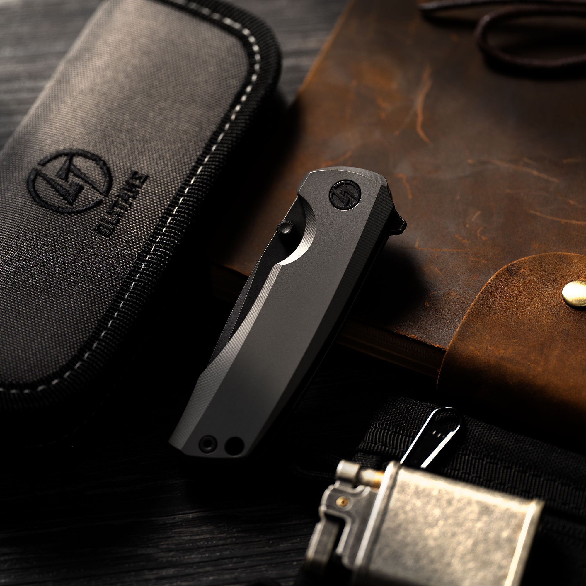 Ti-Bomber T065 Folding Knife –（2.95"+Bohler M390 +Titanium）-OLITANS