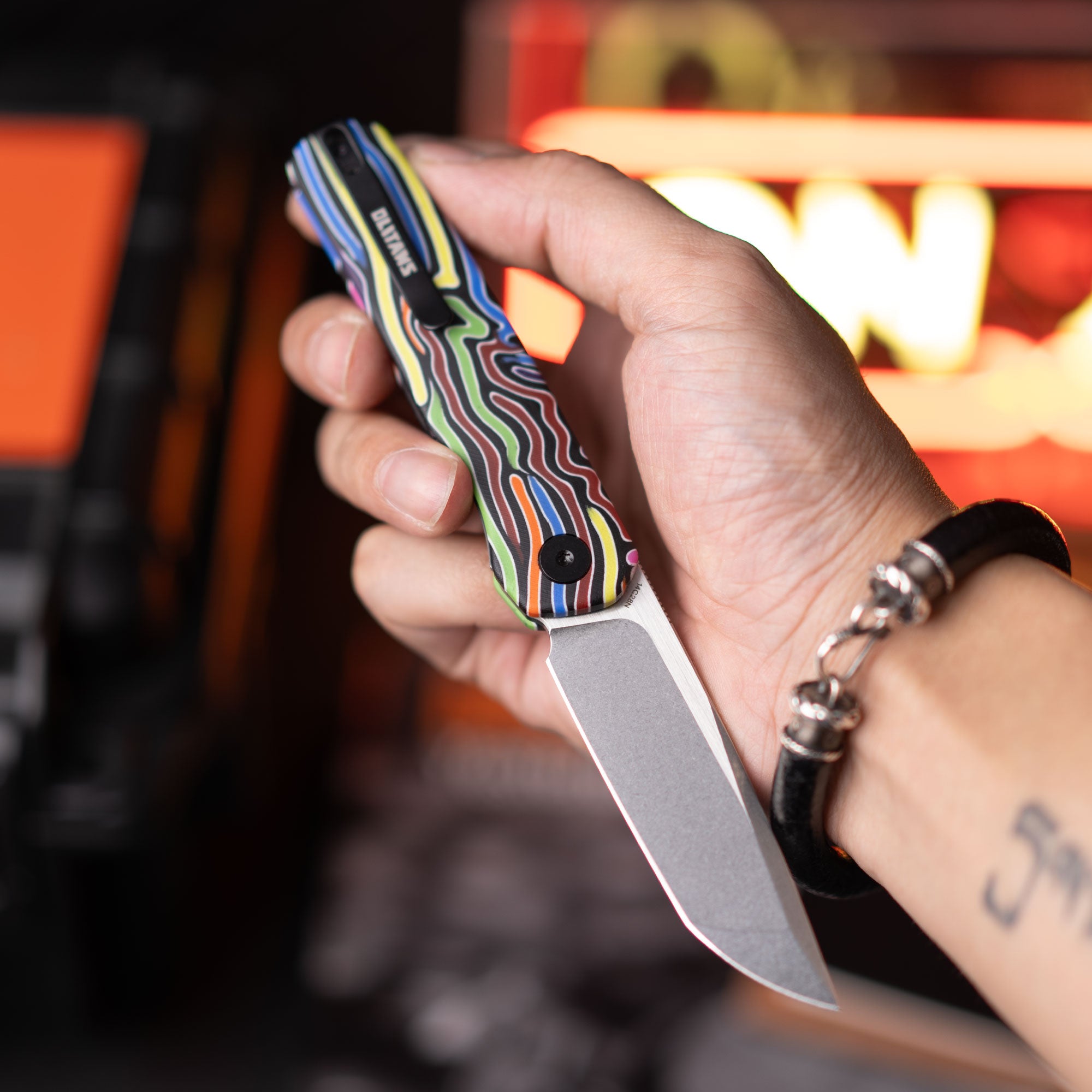 Stealth G047（3.07'' +14C28N +G10）Liner Lock-Front Flipper