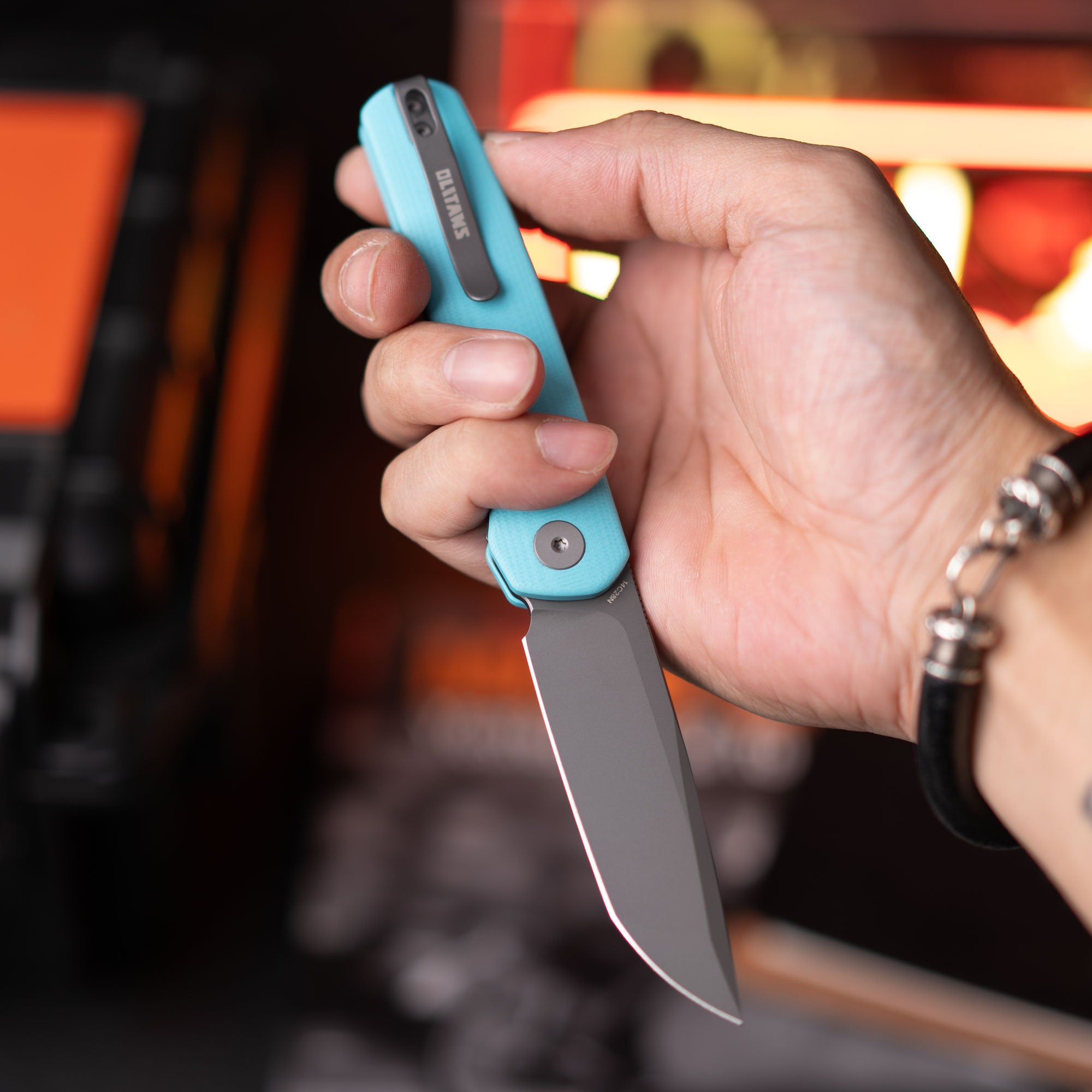 Stealth G047（3.07'' +14C28N +G10）Liner Lock-Front Flipper