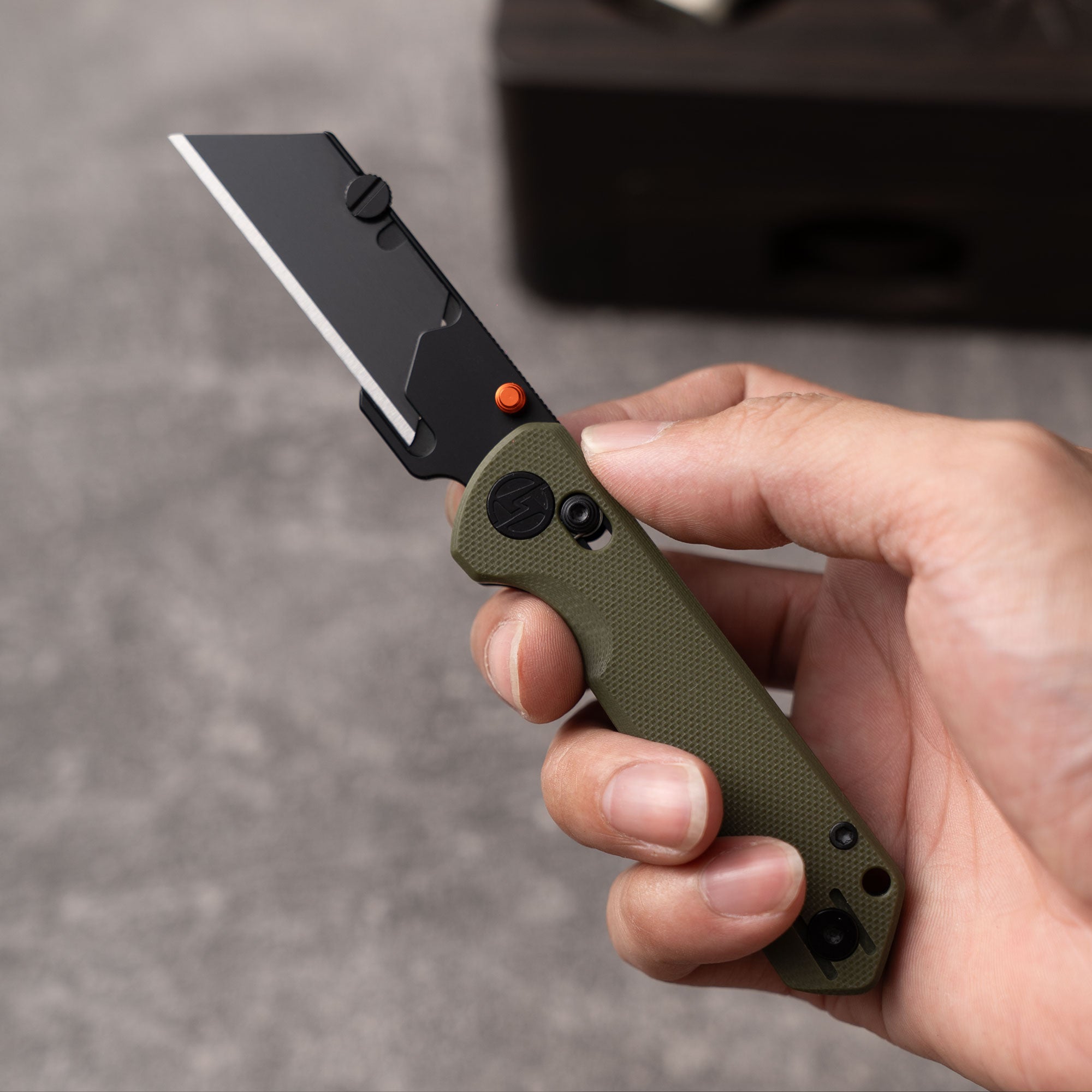 Adélie Penguins G076 Utility Knife (2.68"+SK5 Blade+G10）Blade x10