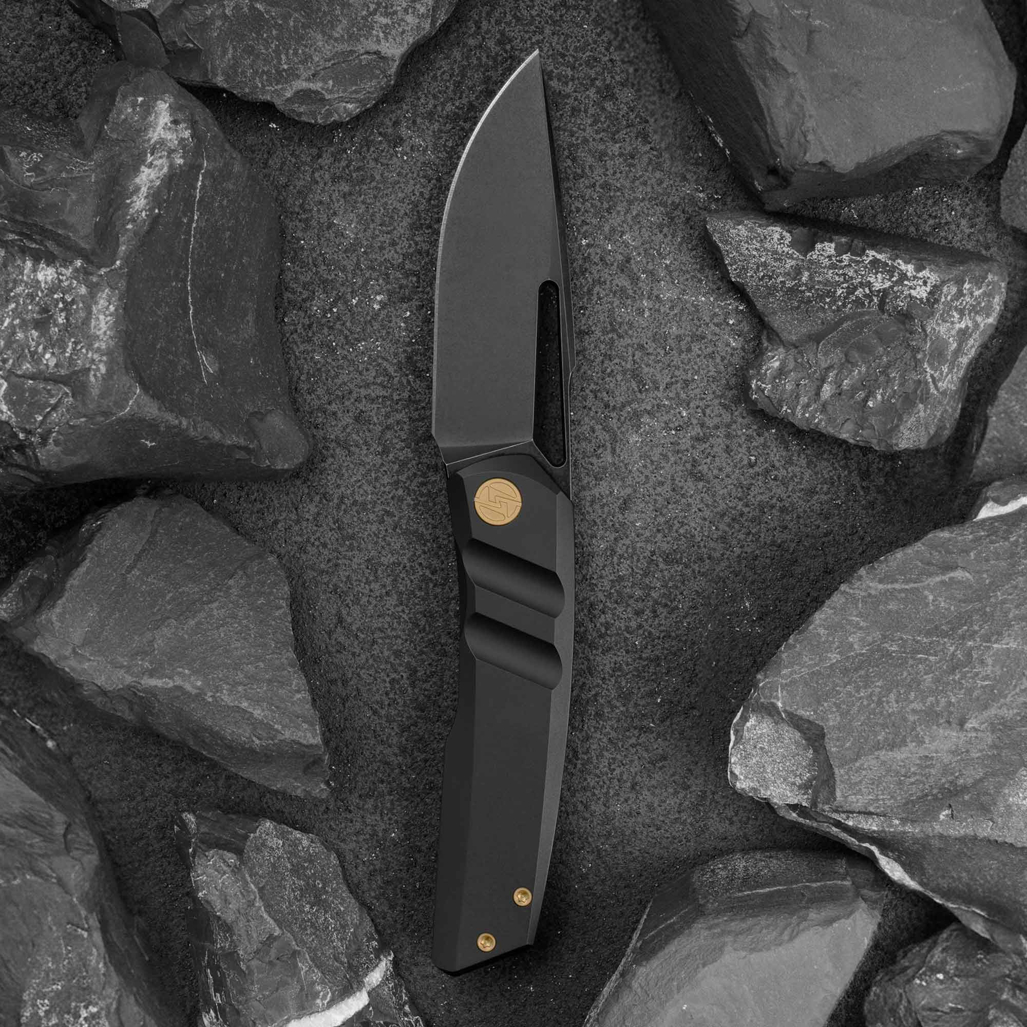 Sworf T077（3.4"+Bohler M390 +Titanium）Liner Lock