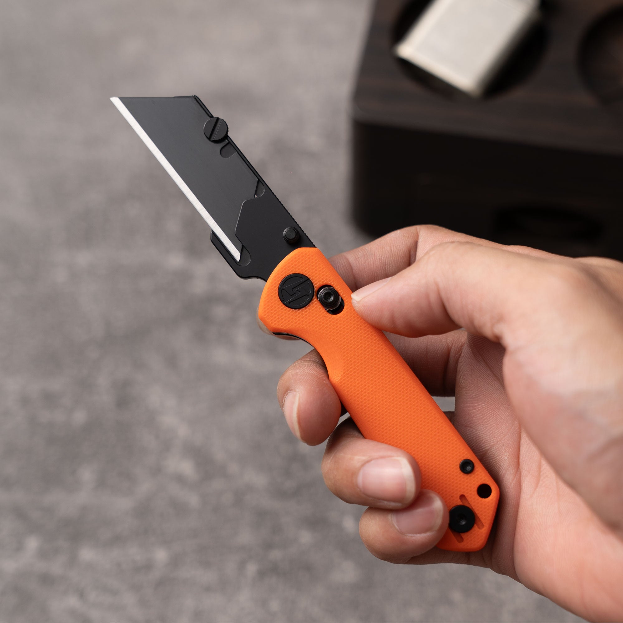 Adélie Penguins G076 Utility Knife (2.68"+SK5 Blade+G10）Blade x10