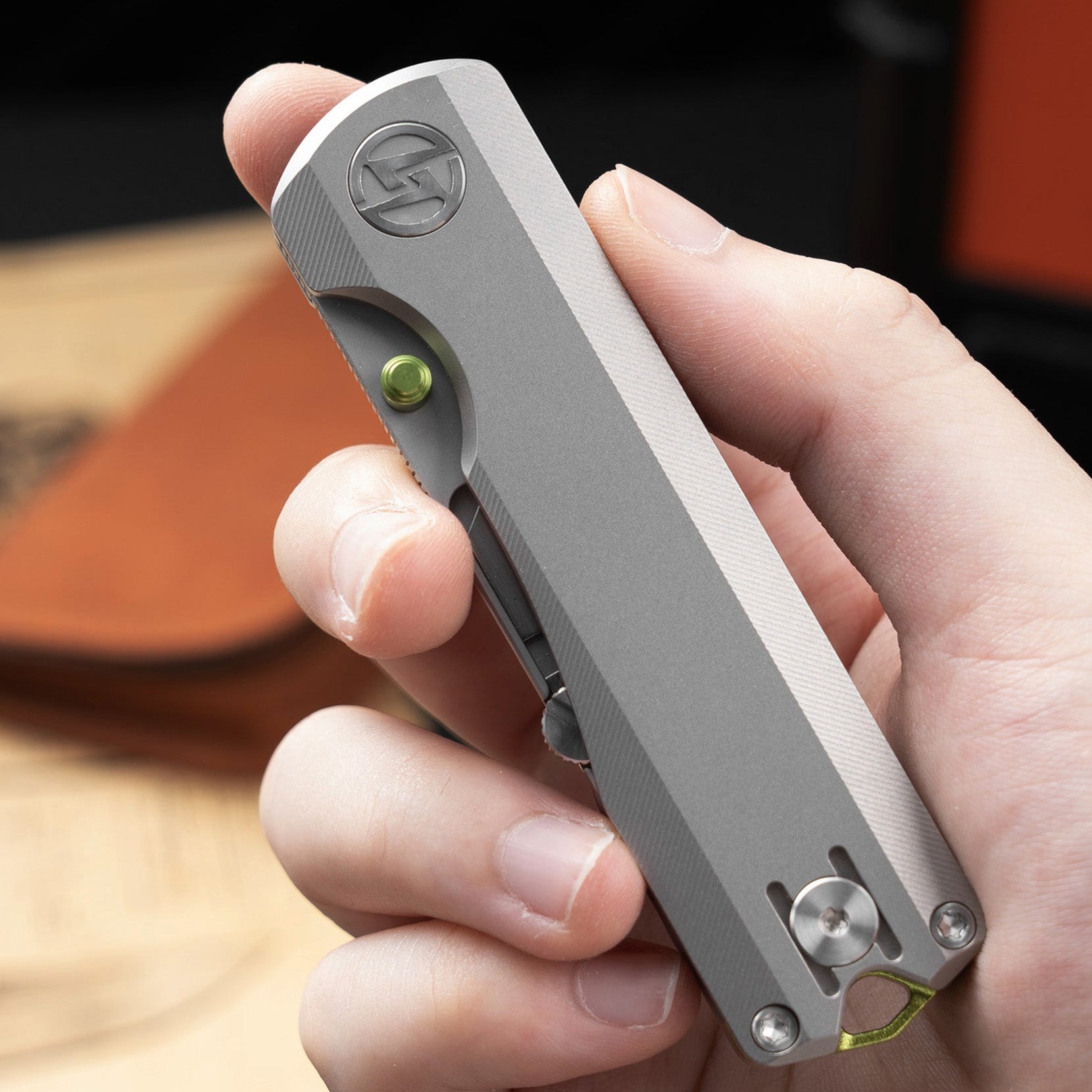 Ti NOVA Utility Knife (2.68"+SK5 Blade+Titanium）Blade x10