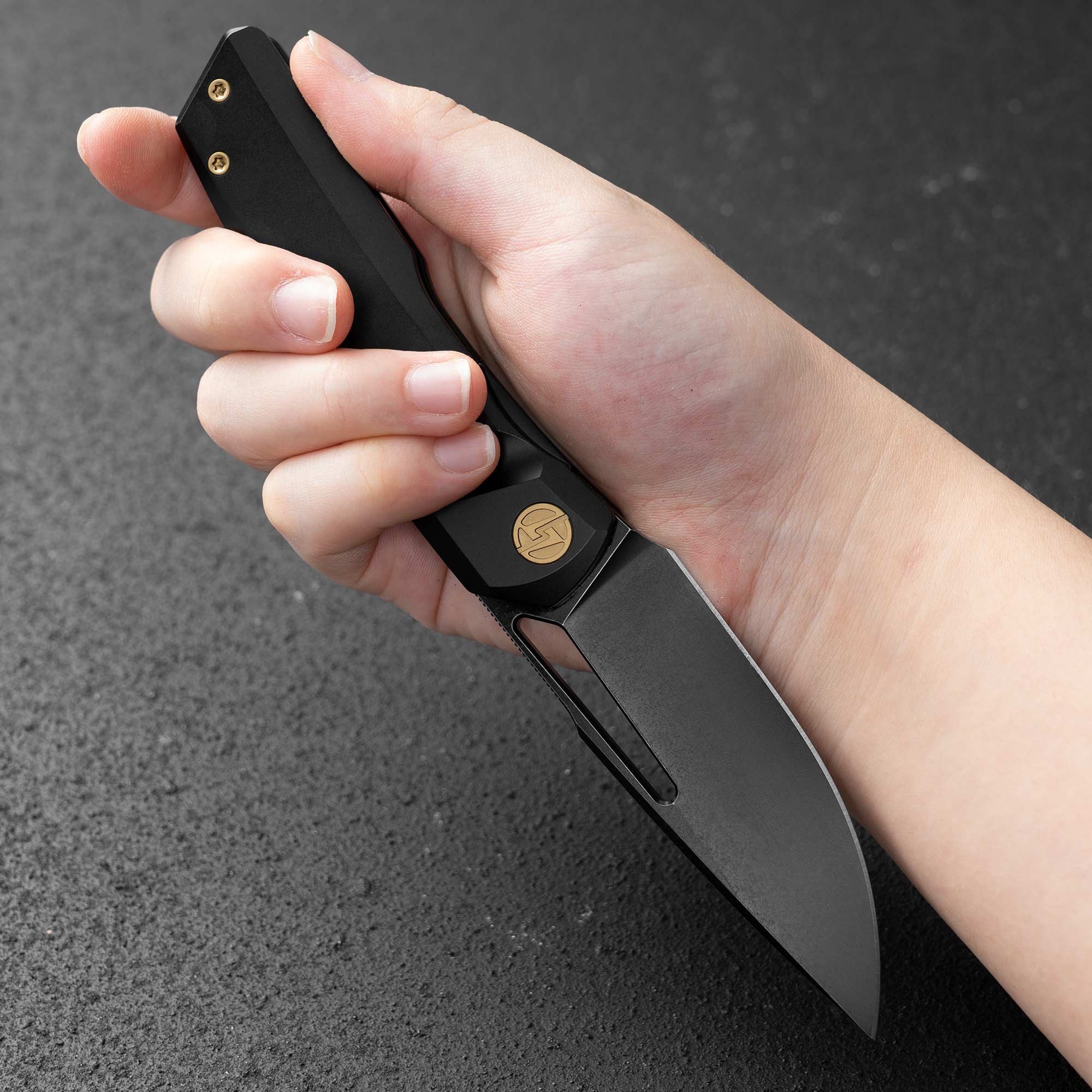 Sworf T077（3.4"+Bohler M390 +Titanium）Liner Lock
