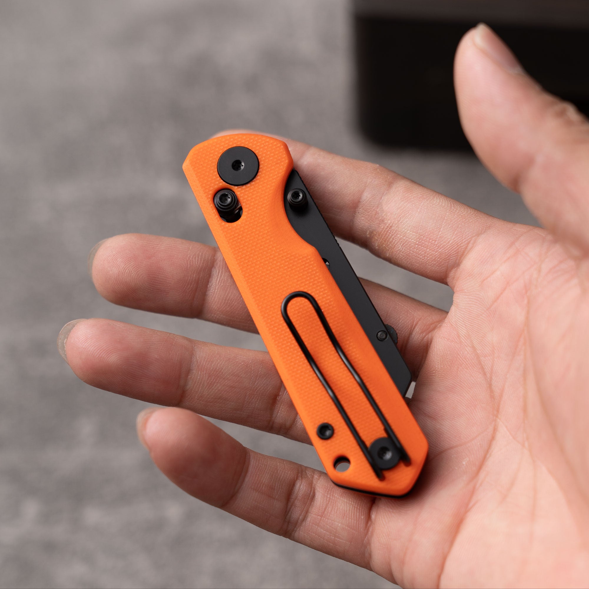 Adélie Penguins G076 Utility Knife (2.68"+SK5 Blade+G10）Blade x10