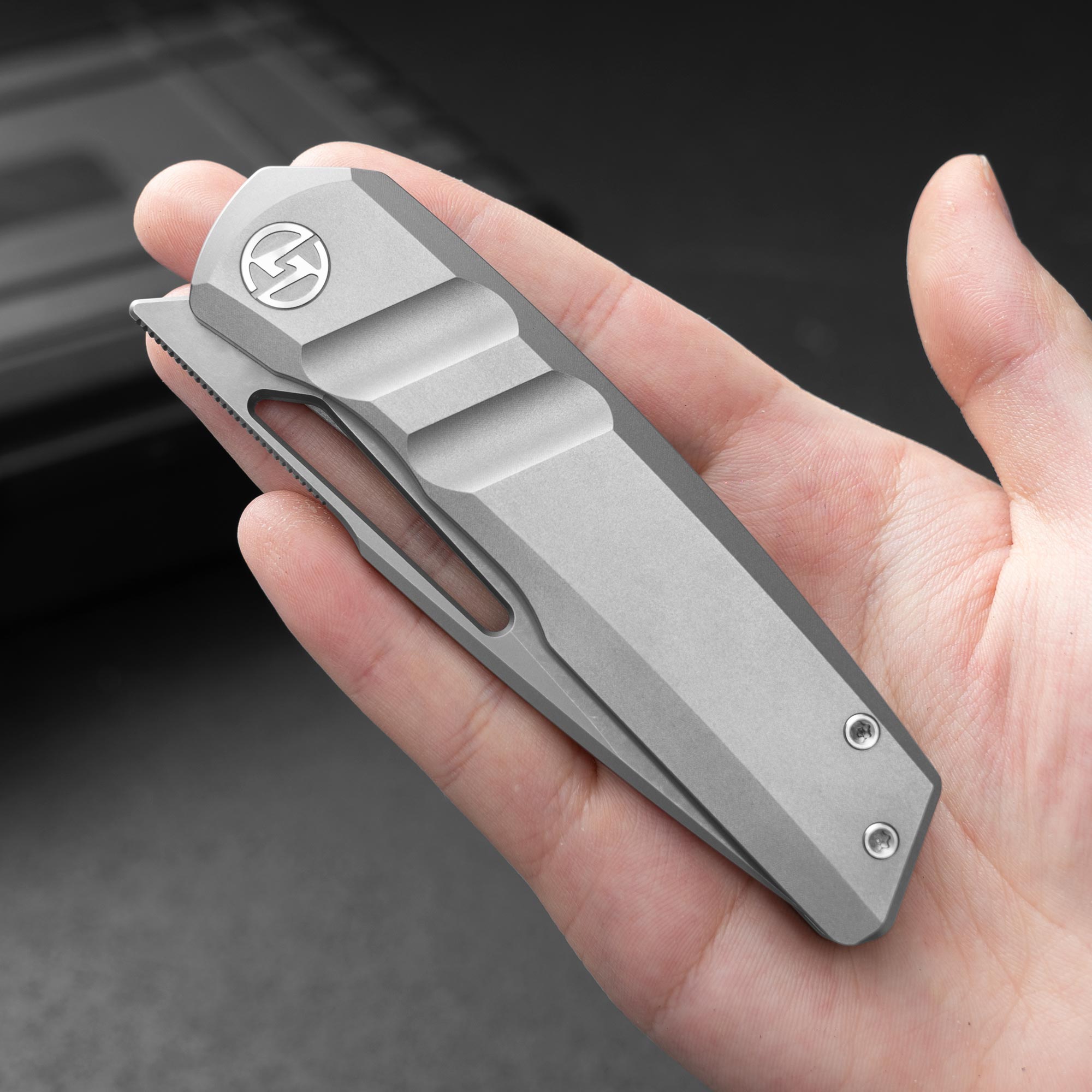 Sworf T077（3.4"+Bohler M390 +Titanium）Liner Lock