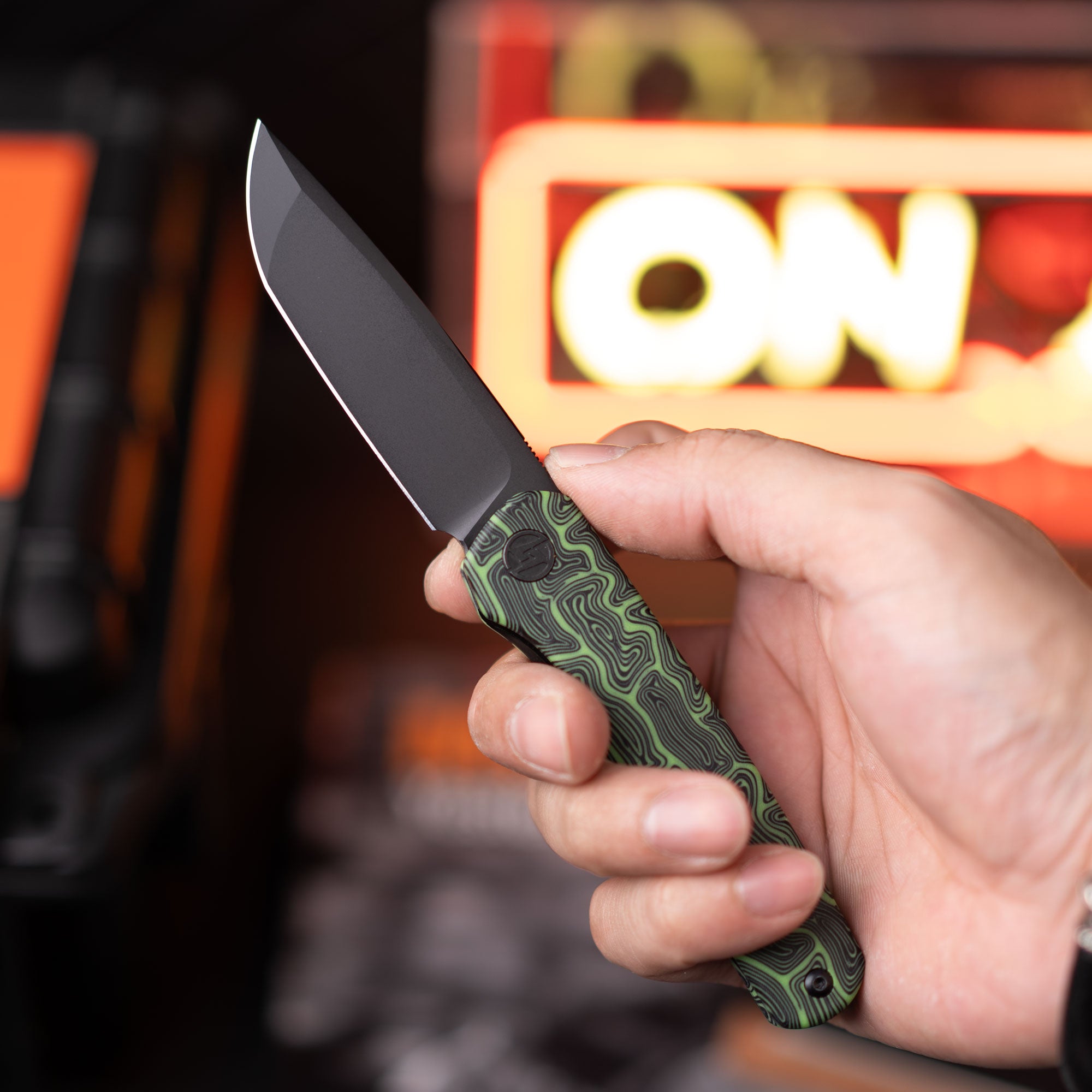 Stealth G047（3.07'' +14C28N +G10）Liner Lock-Front Flipper