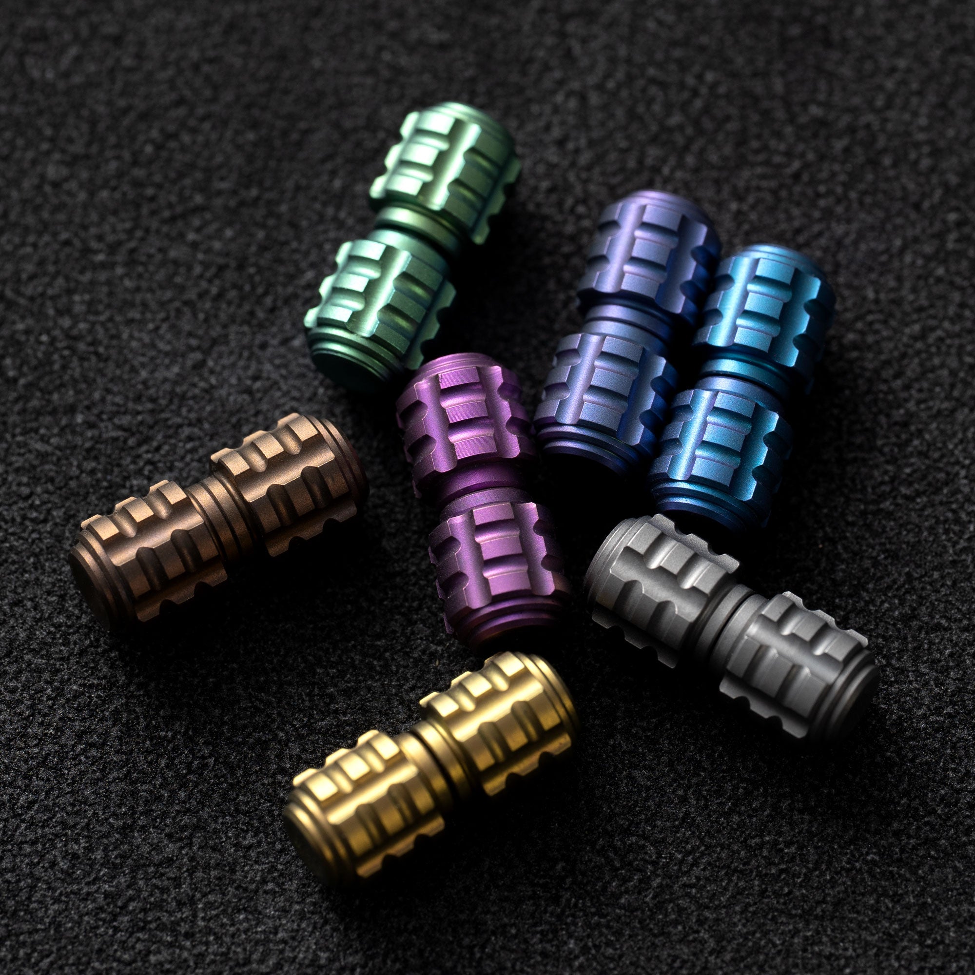 Multi-Color Anodized Titanium Thumb Stud-Olitans