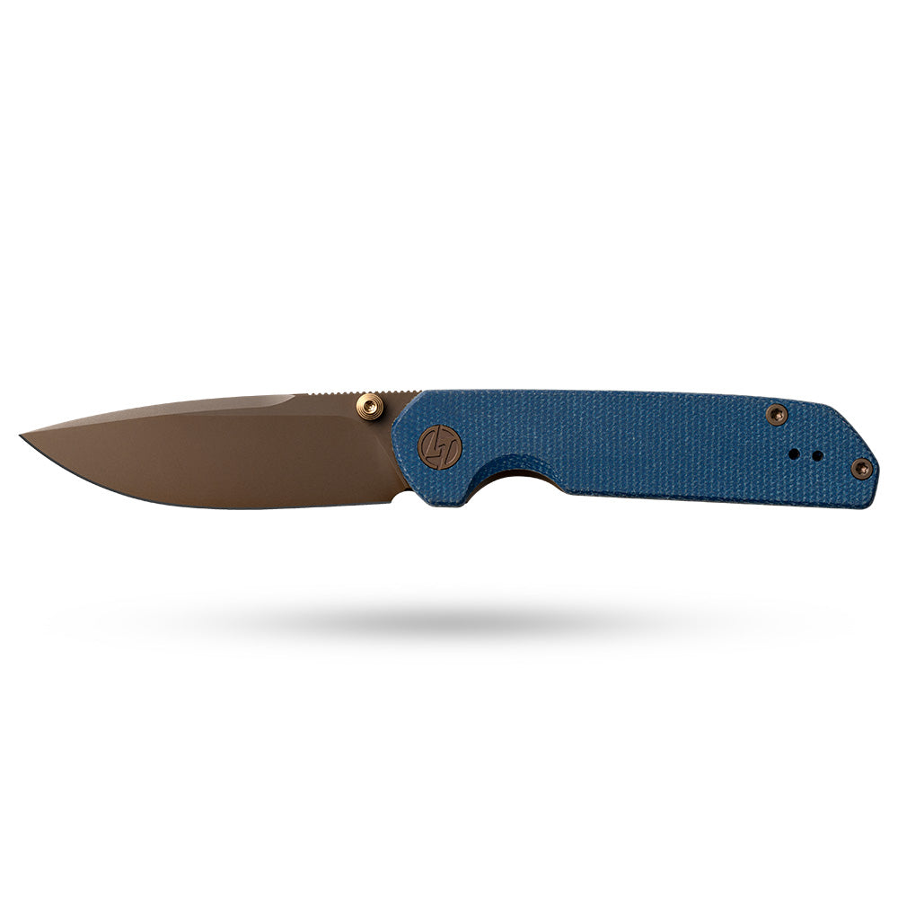Lemon Shark G071（3.27"+10Cr15Mov+Micarta Handle+PVD）-Liner Lock-Olitans