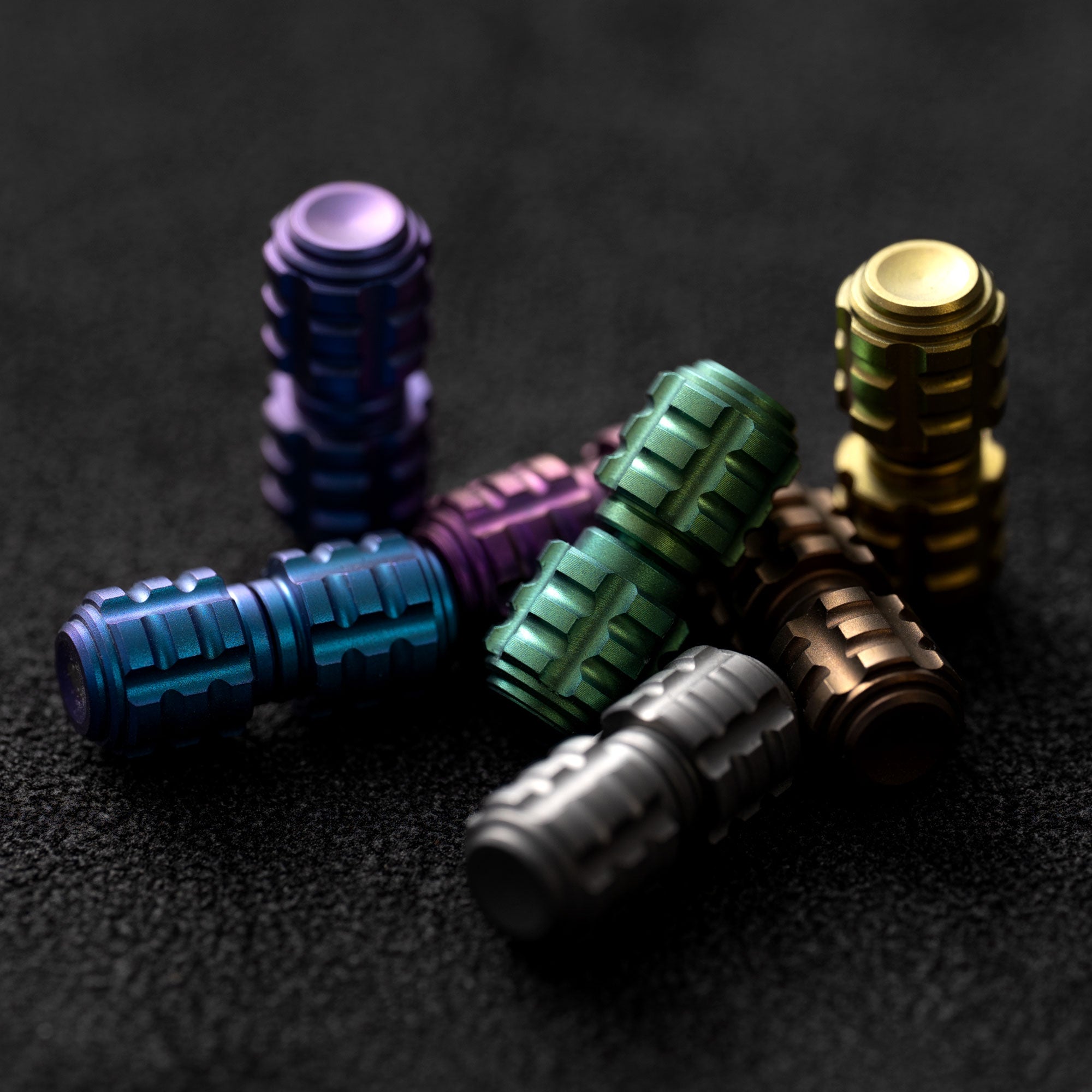 Multi-Color Anodized Titanium Thumb Stud-Olitans