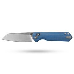 King Penguin G062 Folding Knife （3.35''+14C28N+Micarta Handle）-Crossbar Lock-Thumb Stud-Olitans
