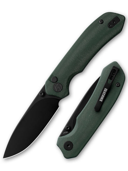 G032 Camping Folding Knife Button Lock