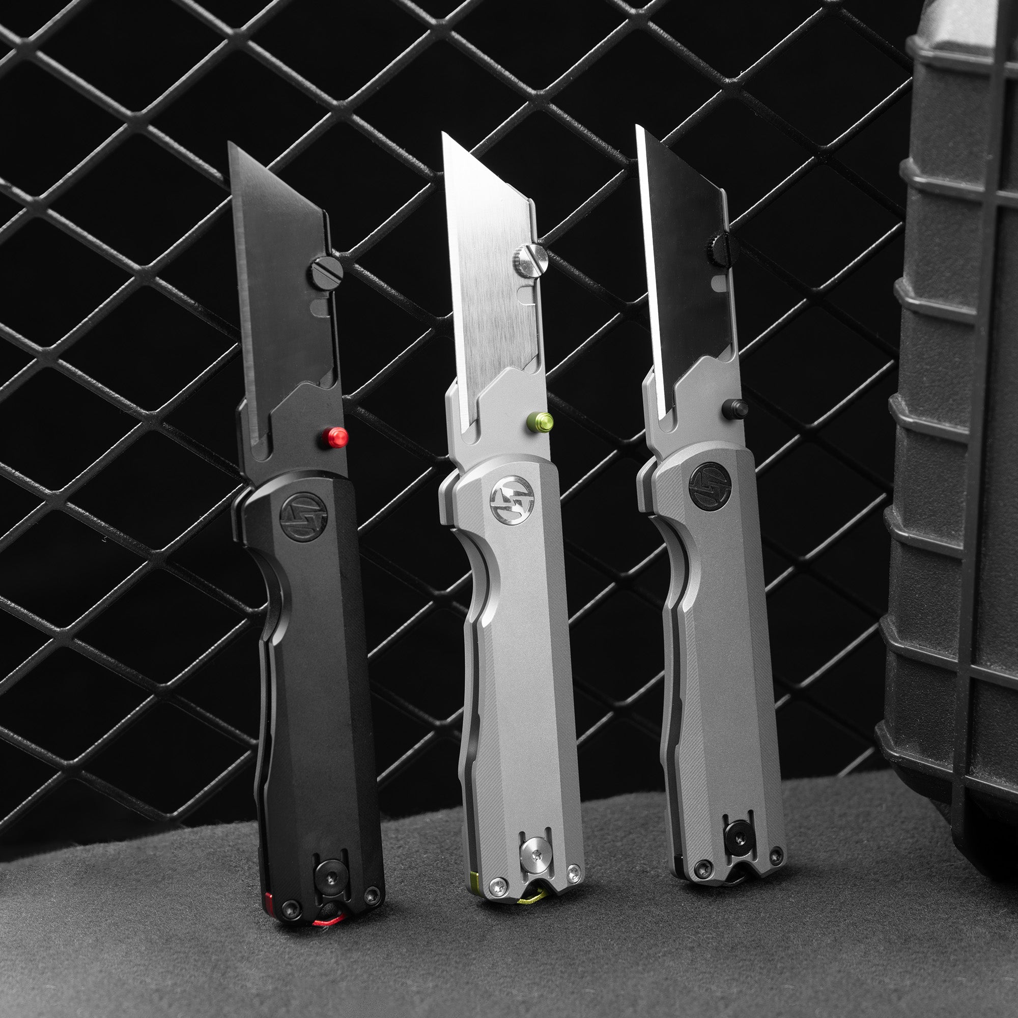 Ti NOVA T078 Utility Knife (2.68"+SK5 Blade+Titanium）Blade x10