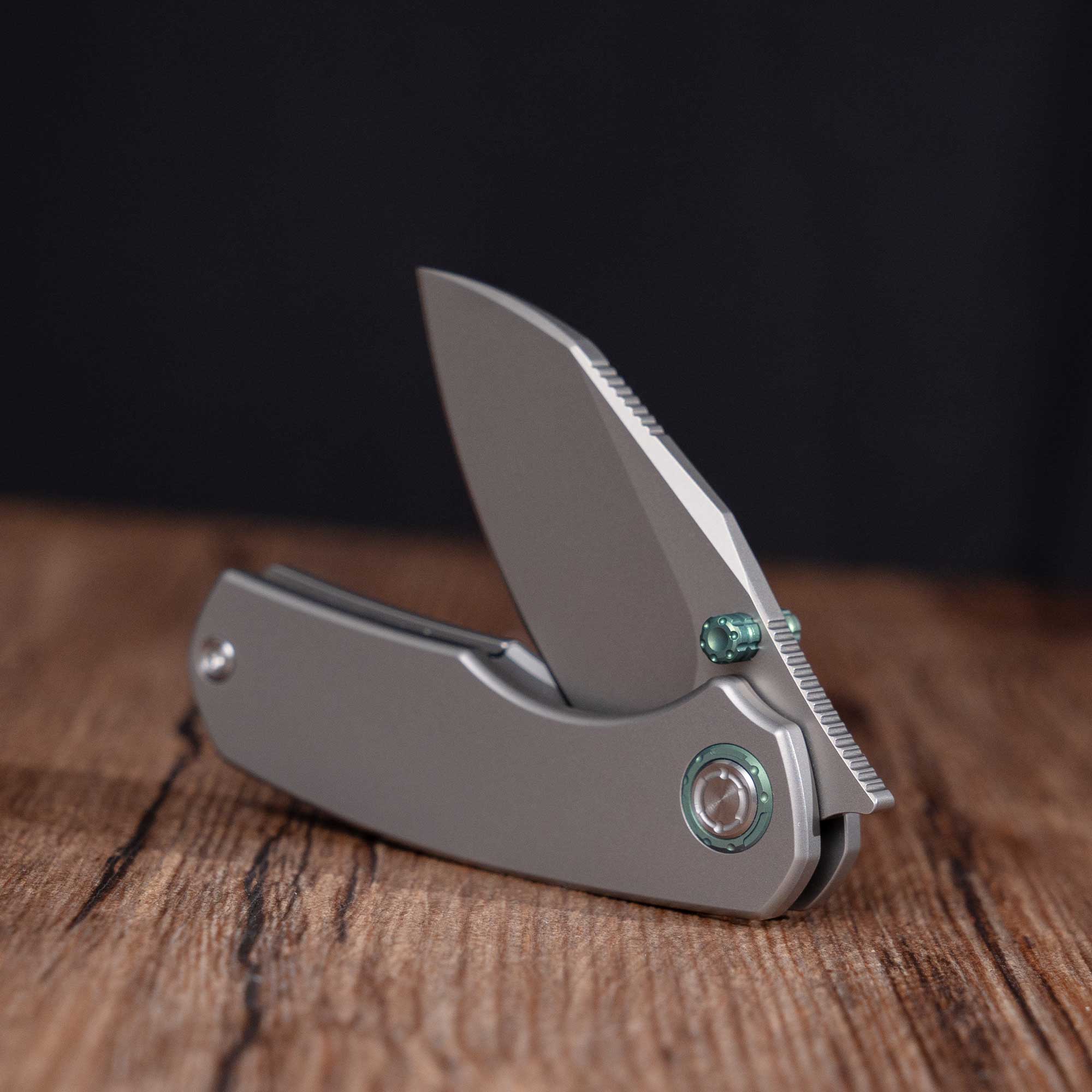Mini Ti-Mastiff T074（ 2.36'' + Bohler M390 +Titanium ）Folding Knife
