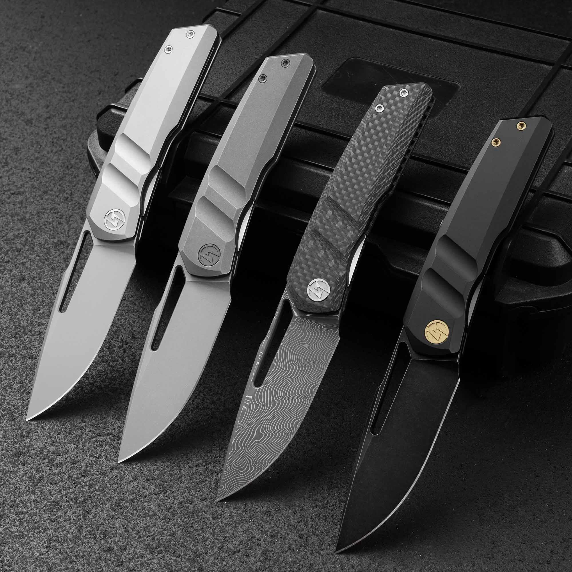 Sworf T077（3.4"+Bohler M390 +Titanium）Liner Lock