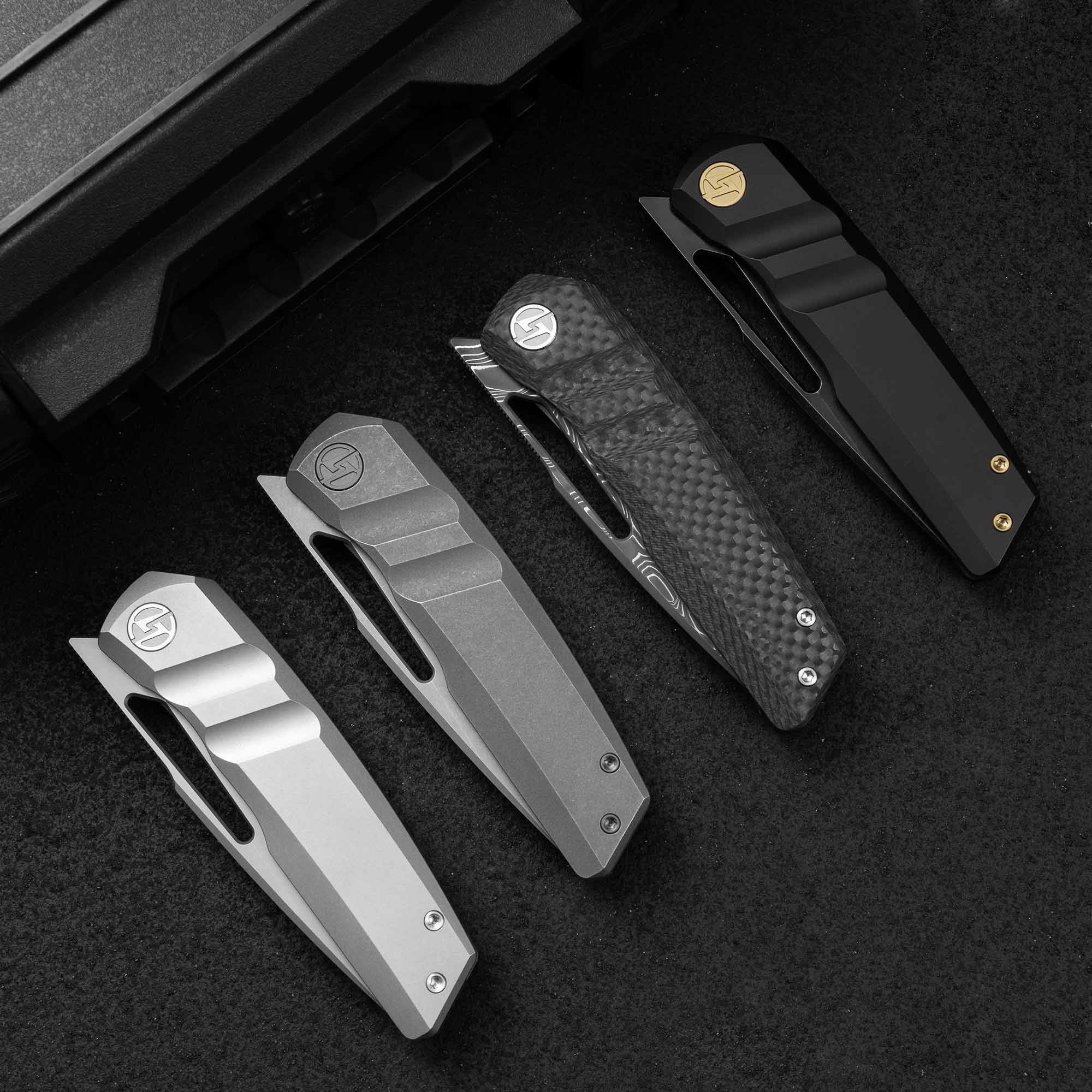 Sworf T077（3.4"+Bohler M390 +Titanium）Liner Lock