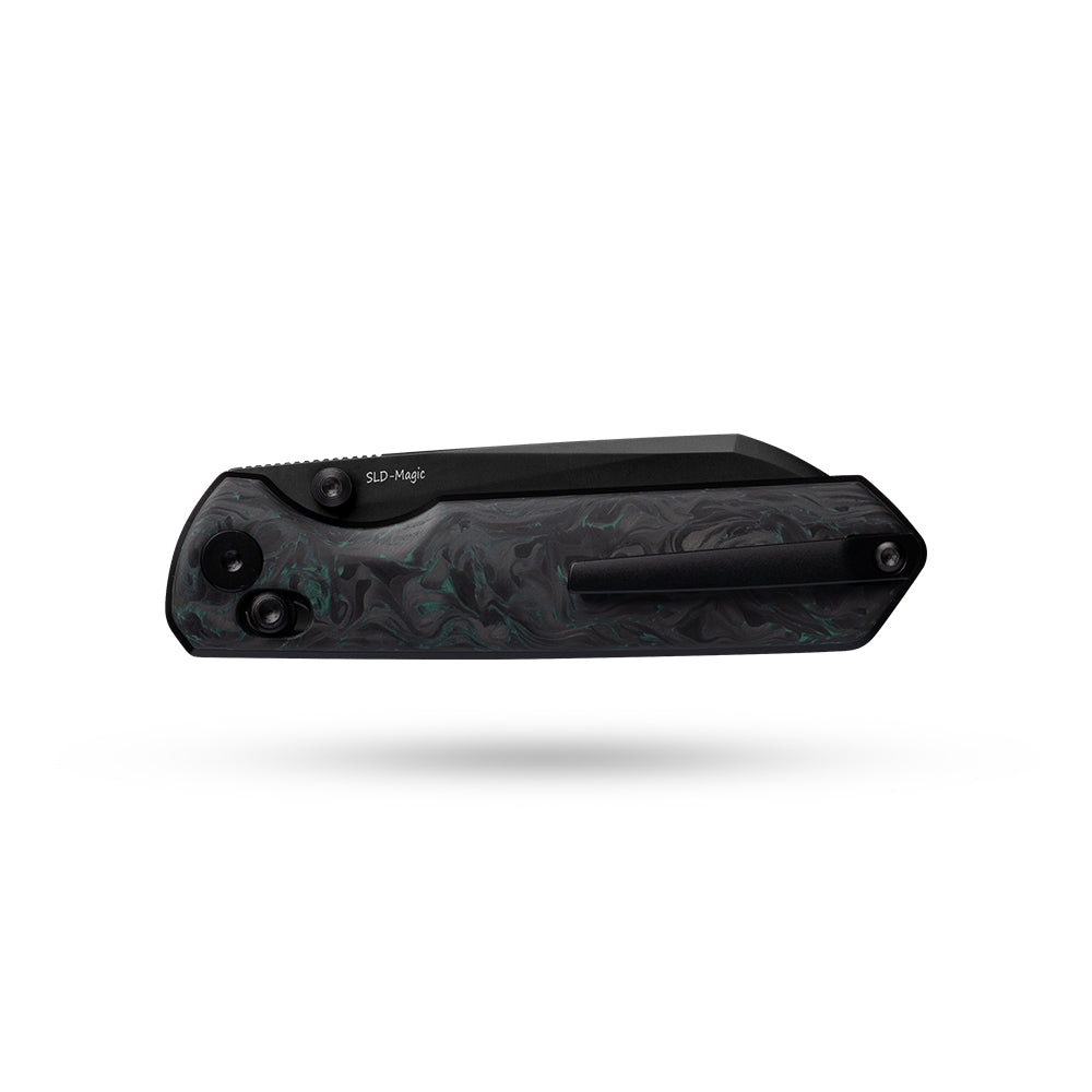Imperial Penguin M060(3.35''+DLC-SLD Magic+Carbon fibre)-Axis lock-thumb stud