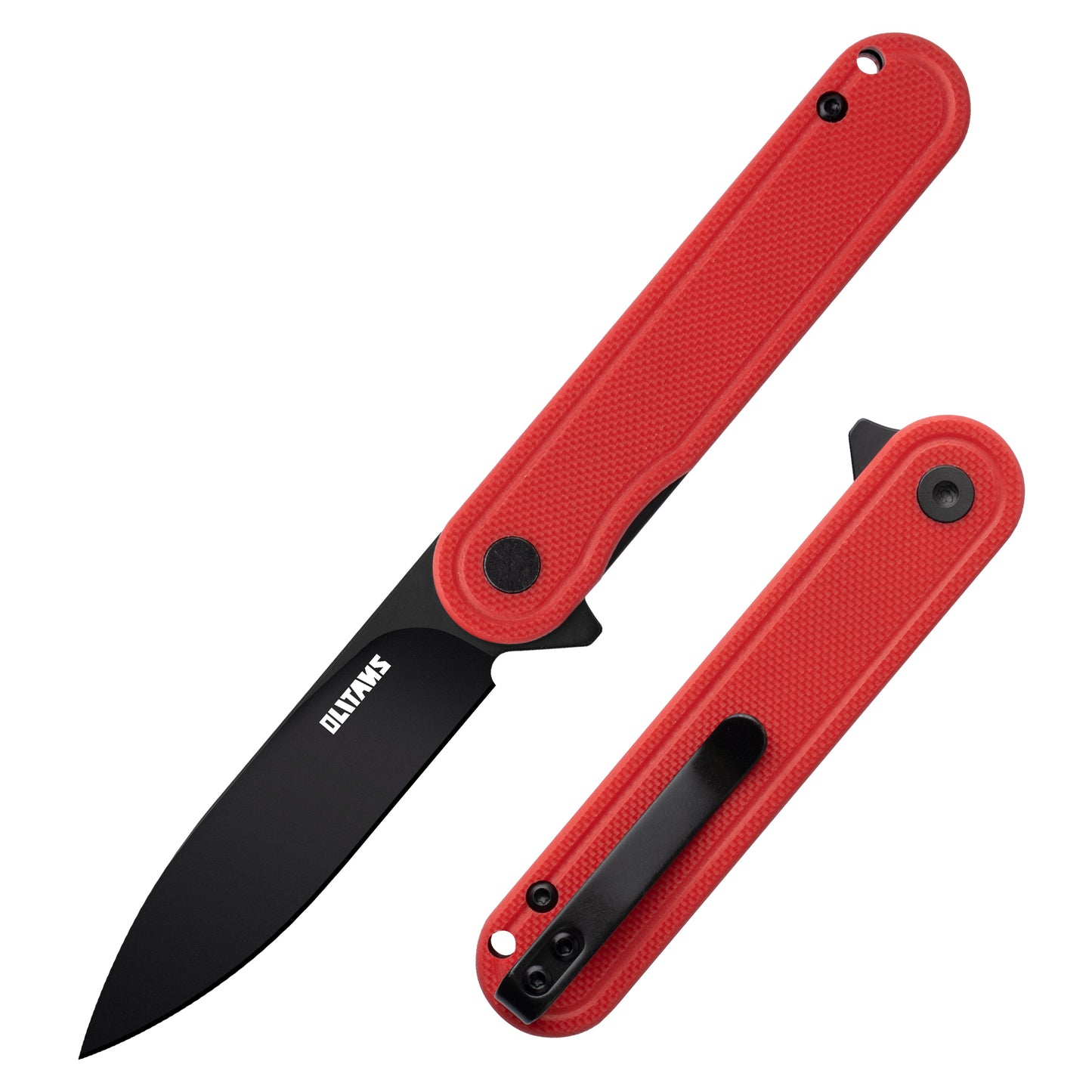 Карманный нож OLITANS G040, стальное лезвие D2, ручка G10, 2,75 дюйма, маленький нож EDC с карманным зажимом для мужчин и женщин, мини-складной походный нож, 2,1 унции
