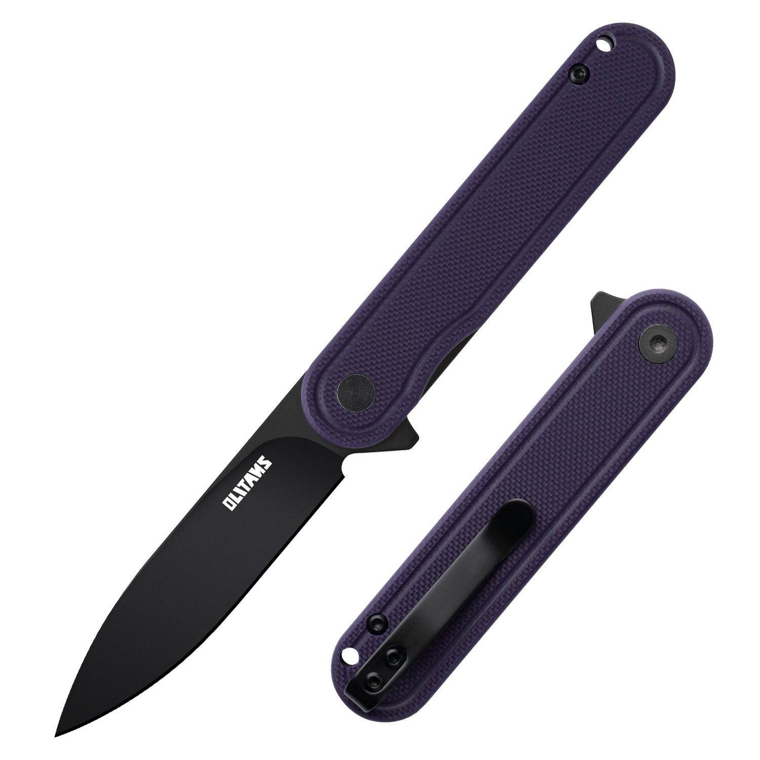 Rocket G040 Pocket Knife 2.75'' D2 Blade + G10 Handle - Liner Lock - Flipper