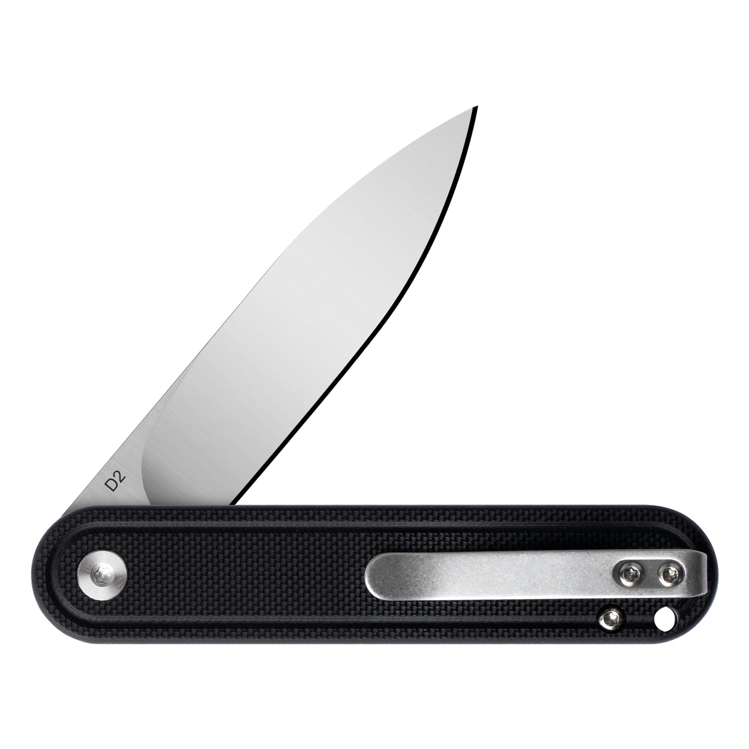 Rocket G040 Pocket Knife 2.75'' D2 Blade + G10 Handle - Liner Lock - Flipper