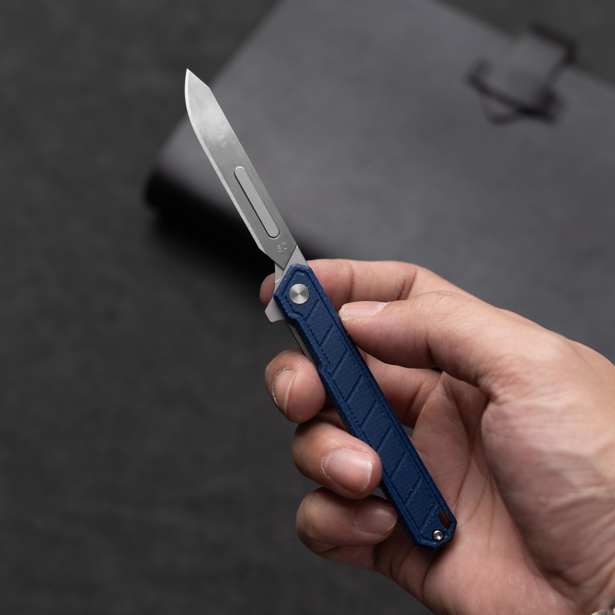 G046 Mecha Folding Sacalpel Knife G10 handle suitable for #24 & #60 Blade
