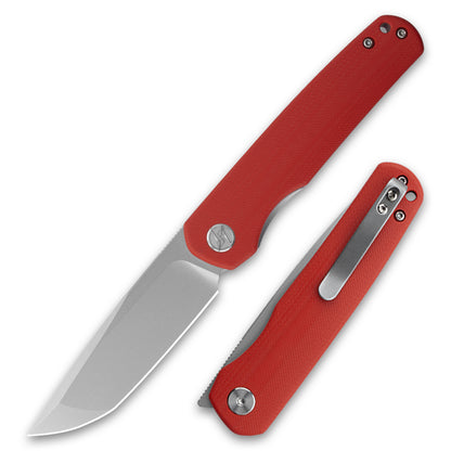 OLITANS- Liner lock (3.0" 14C28N Blade & G10 Handle) - Front Flipper Pocket Knife