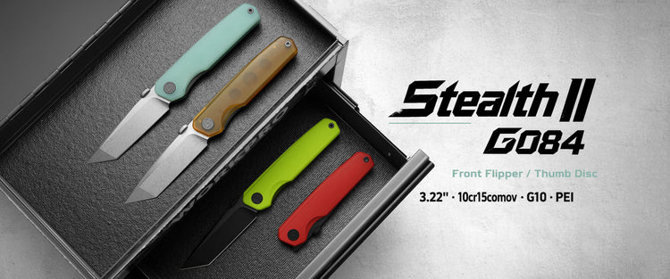 Stealth II G084 (3.22''+10Cr15MoV+Jade G10)