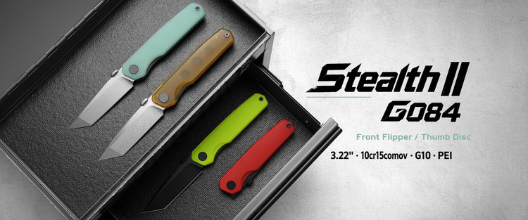 Stealth II G084 (3.22''+10Cr15MoV+Jade G10)