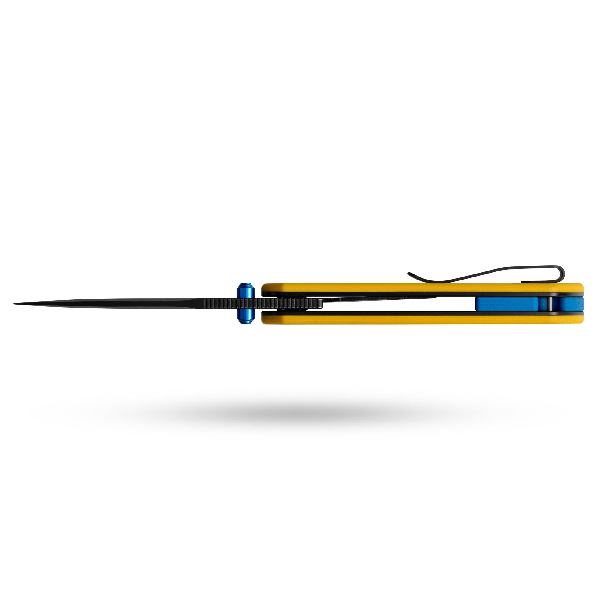 Lemon Shark G071（3.27"+10Cr15Mov+Yellow G10 +Pvd）-Liner Lock