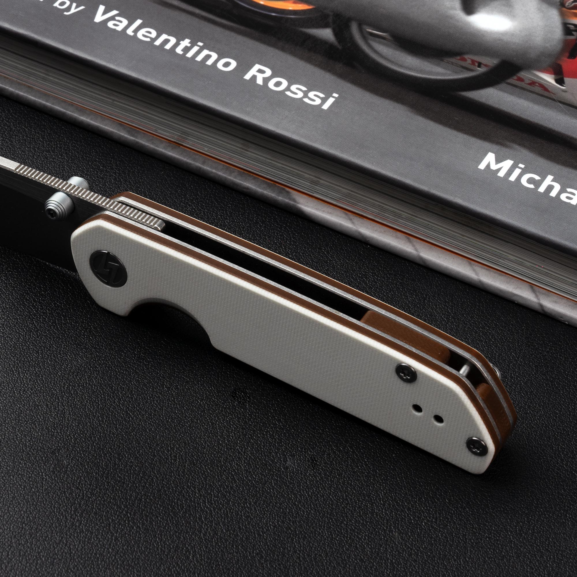 Lemon Shark G071（3.27"+10Cr15Mov+Latte G10）-Liner Lock