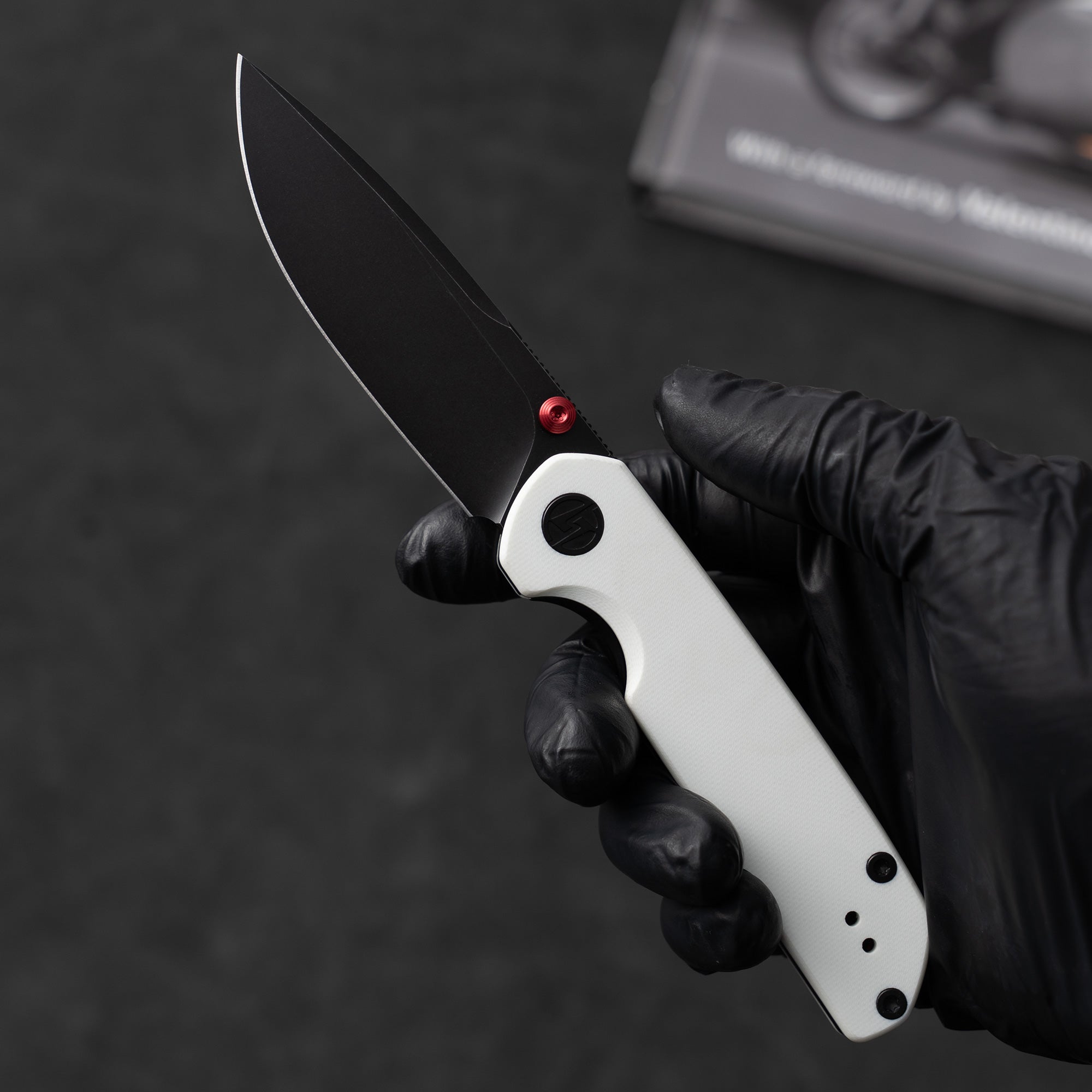 Lemon Shark G071（3.27"+10C15N+G10 Handle+Ti-coated）-Liner Lock-Front Flipper-Olitans