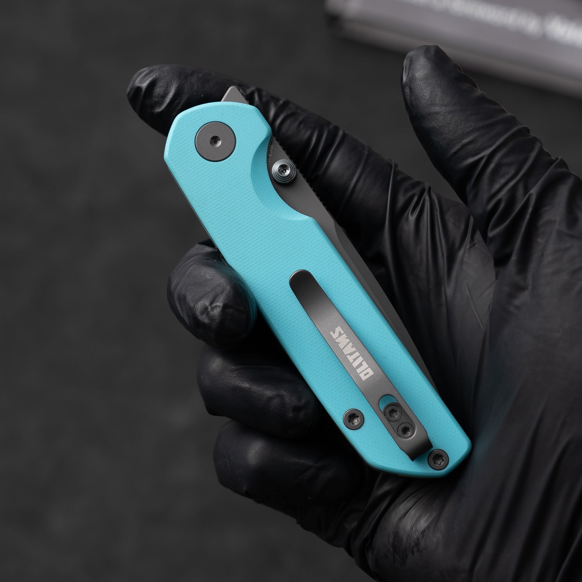 Lemon Shark G071（3.27"+10C15N+G10 Handle+Ti-coated）-Liner Lock-Front Flipper-Olitans