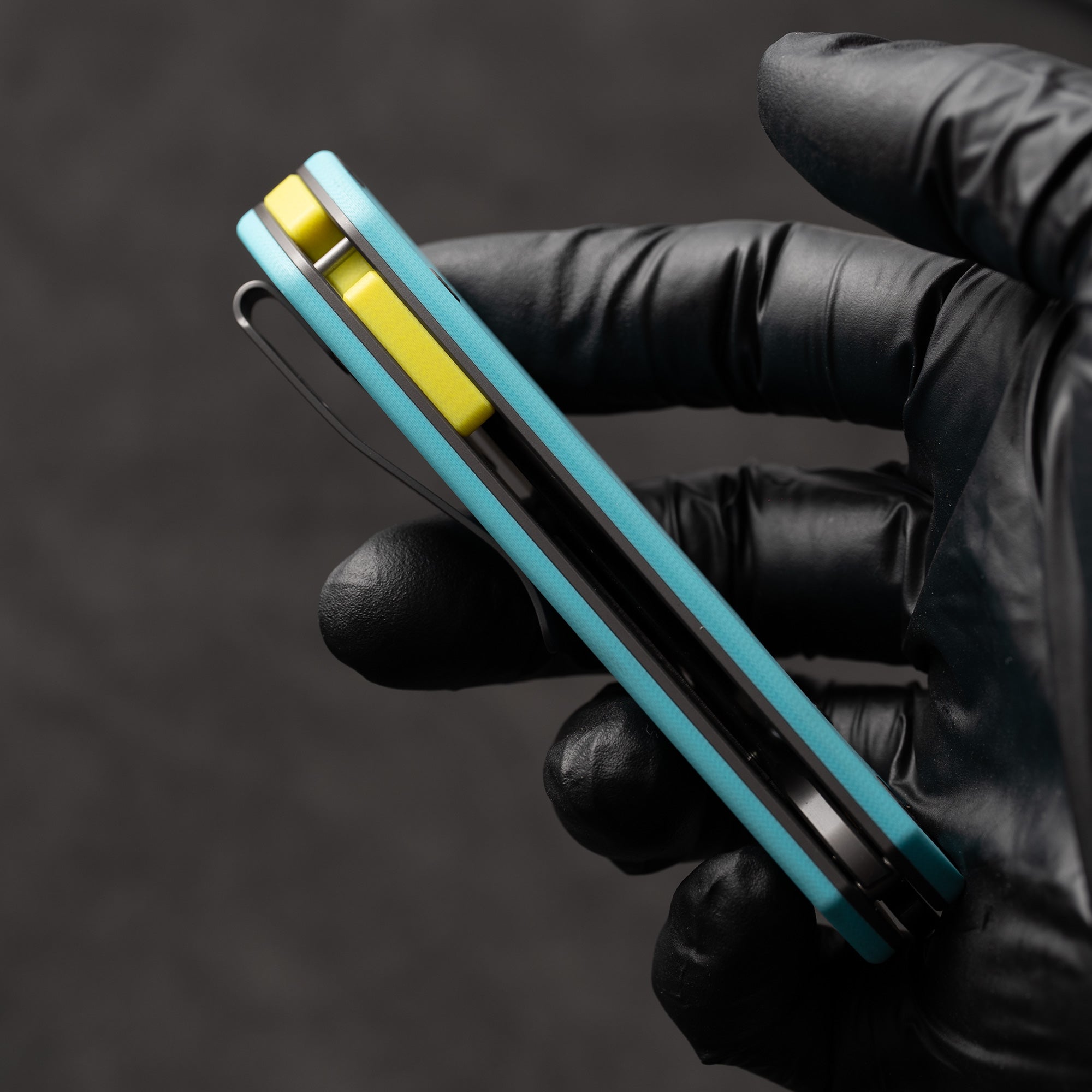 Lemon Shark G071（3.27"+10C15N+G10 Handle+Ti-coated）-Liner Lock-Front Flipper-Olitans