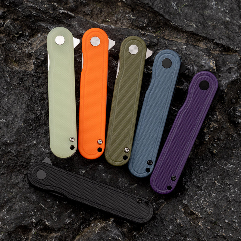 Rocket G040 Pocket Knife 2.75'' D2 Blade + G10 Handle - Liner Lock - Flipper