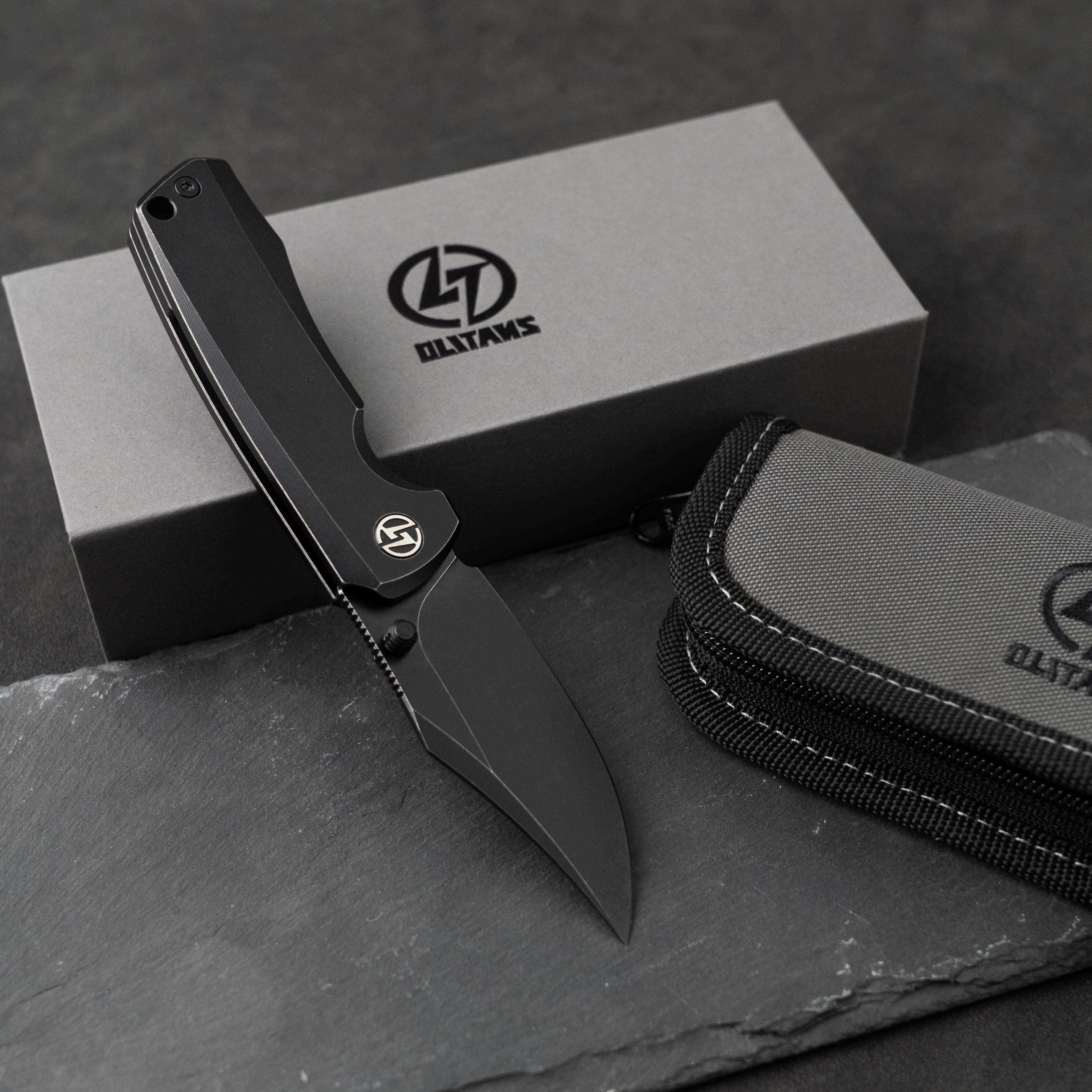 Ti Bomber T068 Folding Knife –（2.95"+Bohler M390 +Titanium）-OLITANS