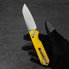 King Penguin G062 Folding Knife （3.35''+14C28N+ G10 Handle）-Crossbar Lock-Thumb Stud-Olitans