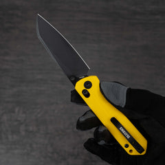G062 King Penguin（3.35''+14C28N Blade+G10 Handle）-Crossbar Lock-Thumb Stud
