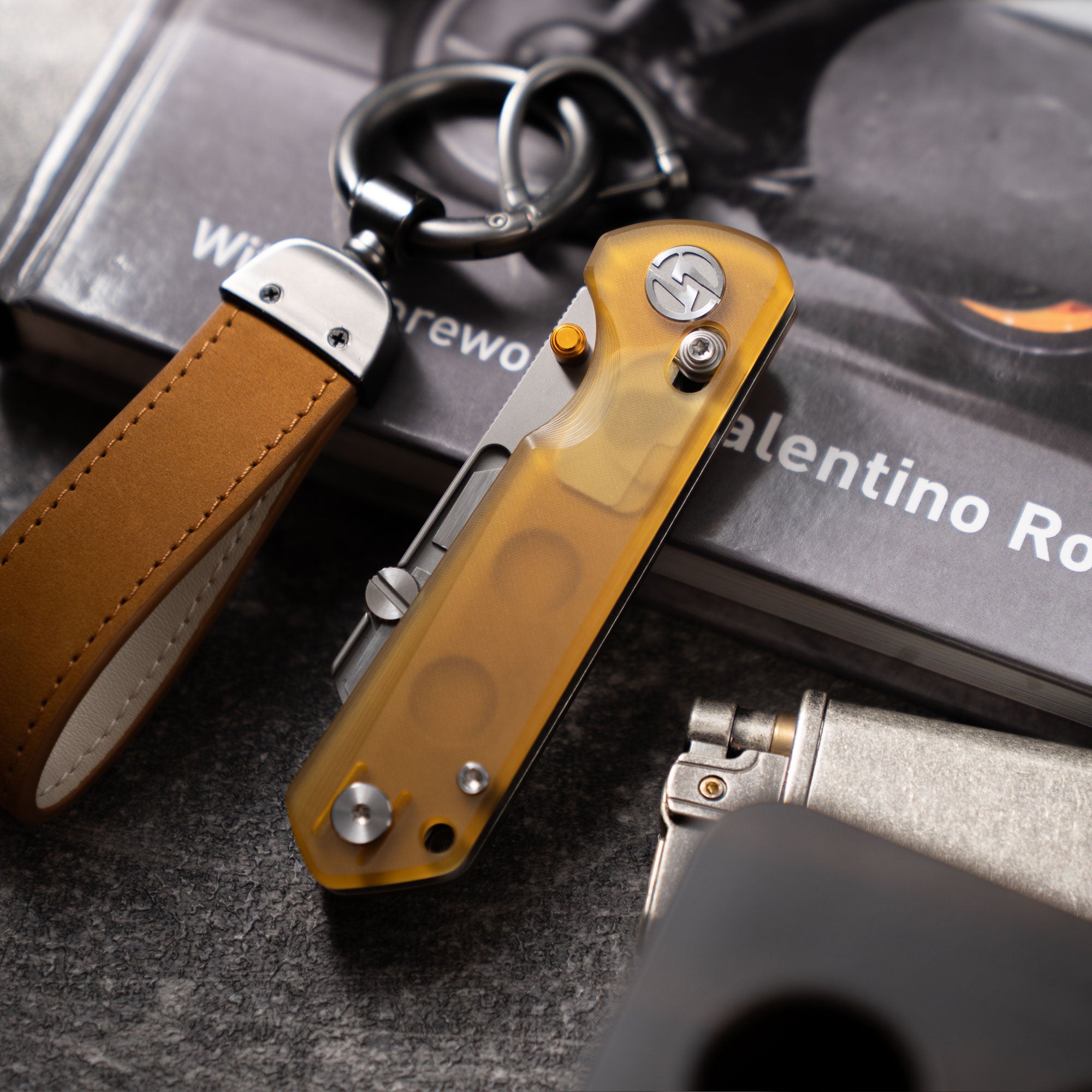 Adélie Penguins G076 Utility Knife (2.68"+SK5 Blade+G10）Blade x10