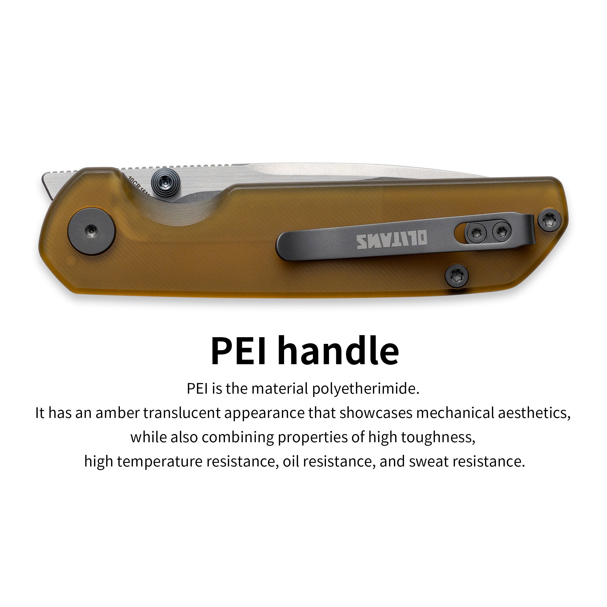 Lemon Shark G071（3.27"+10C15N+PEI Handle+Stonewash）-Liner Lock-Front Flipper-Olitans