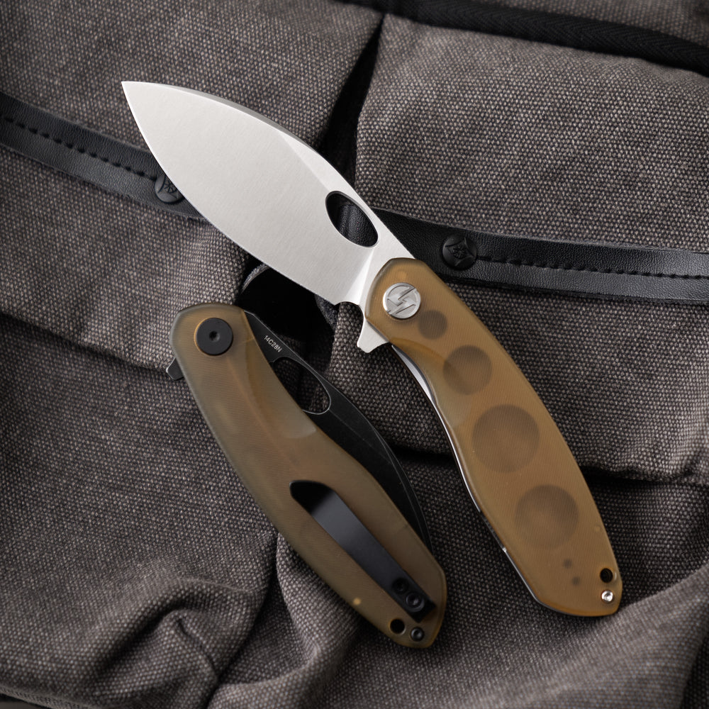 Knife pair – PEI satin open and closed